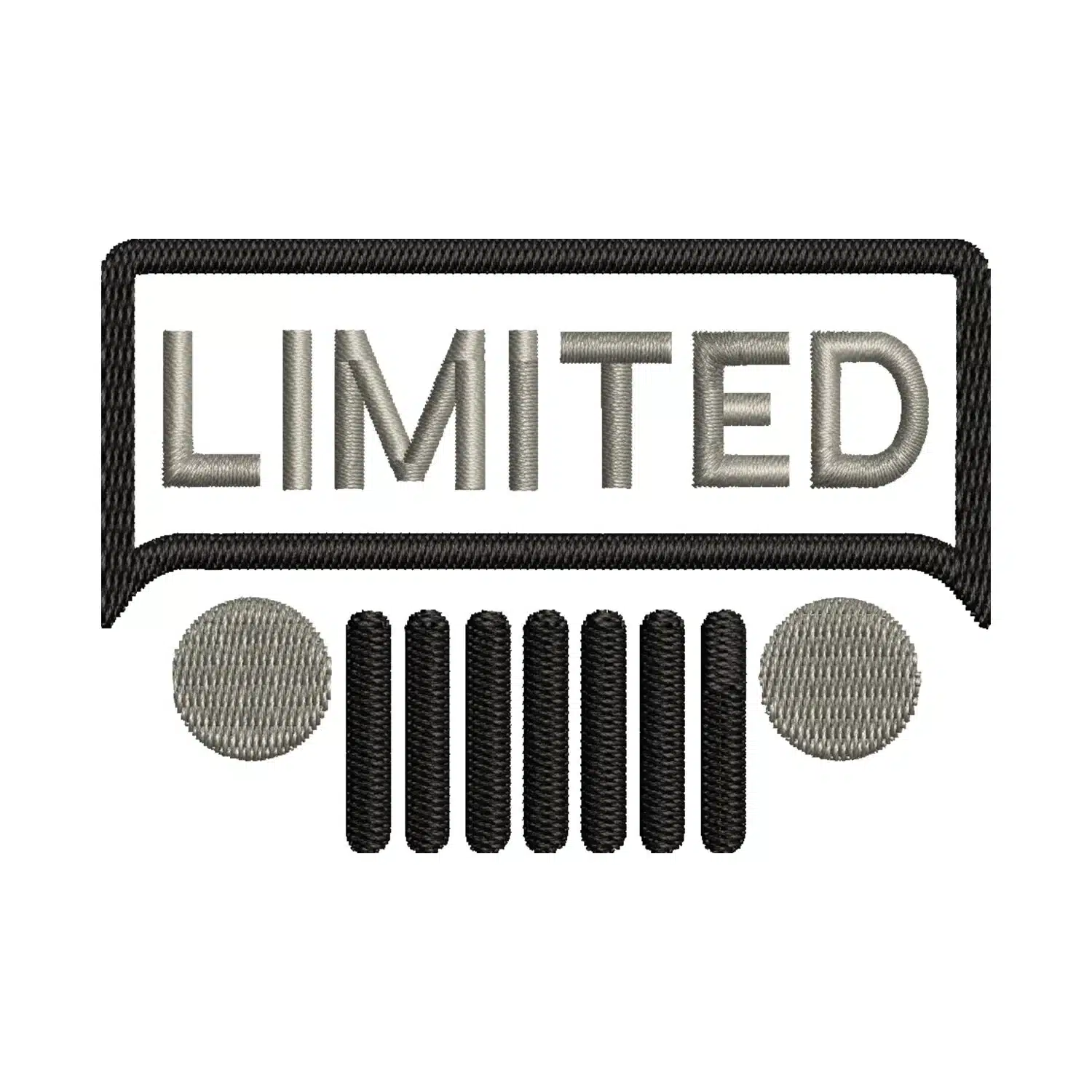 Jeep Limited Embroidery Design