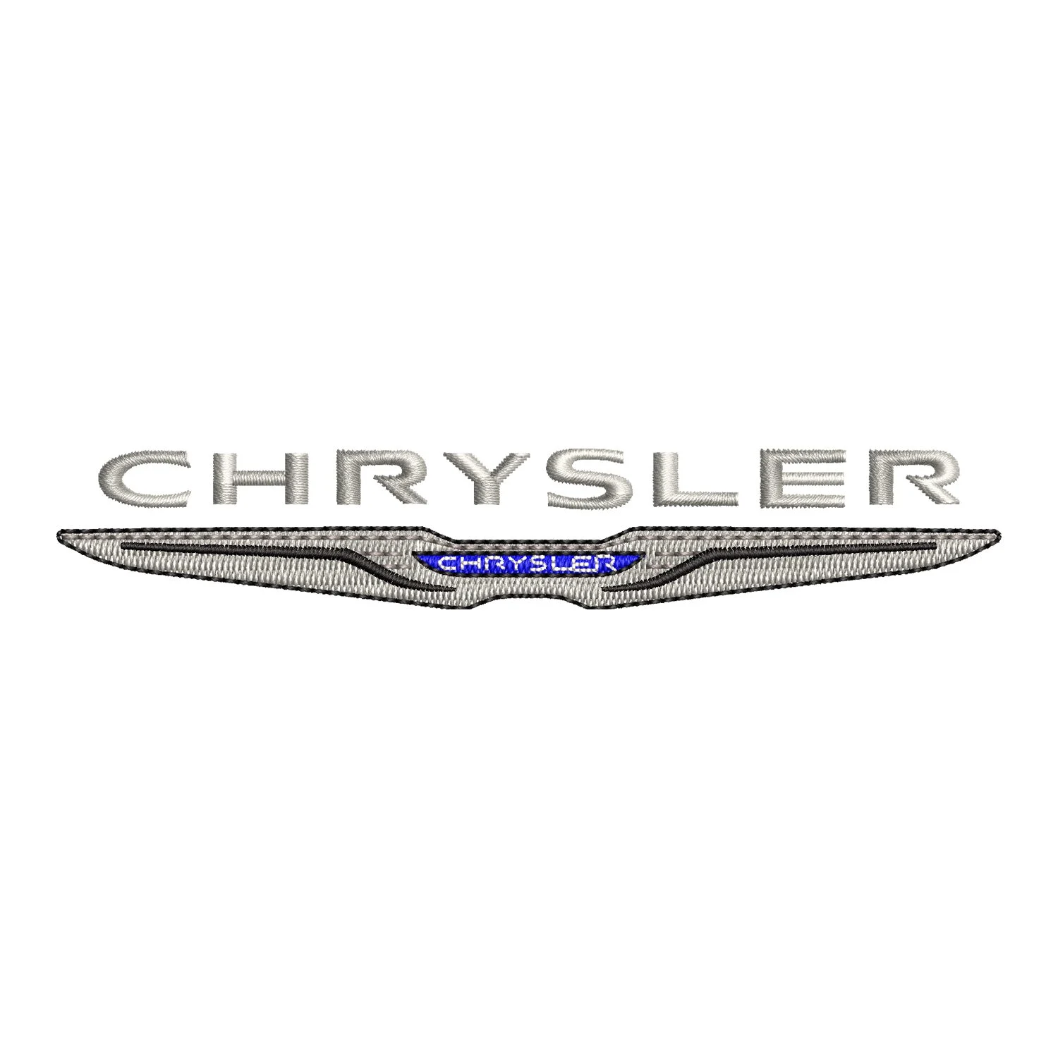 Chrysler Logo Embroidery Design