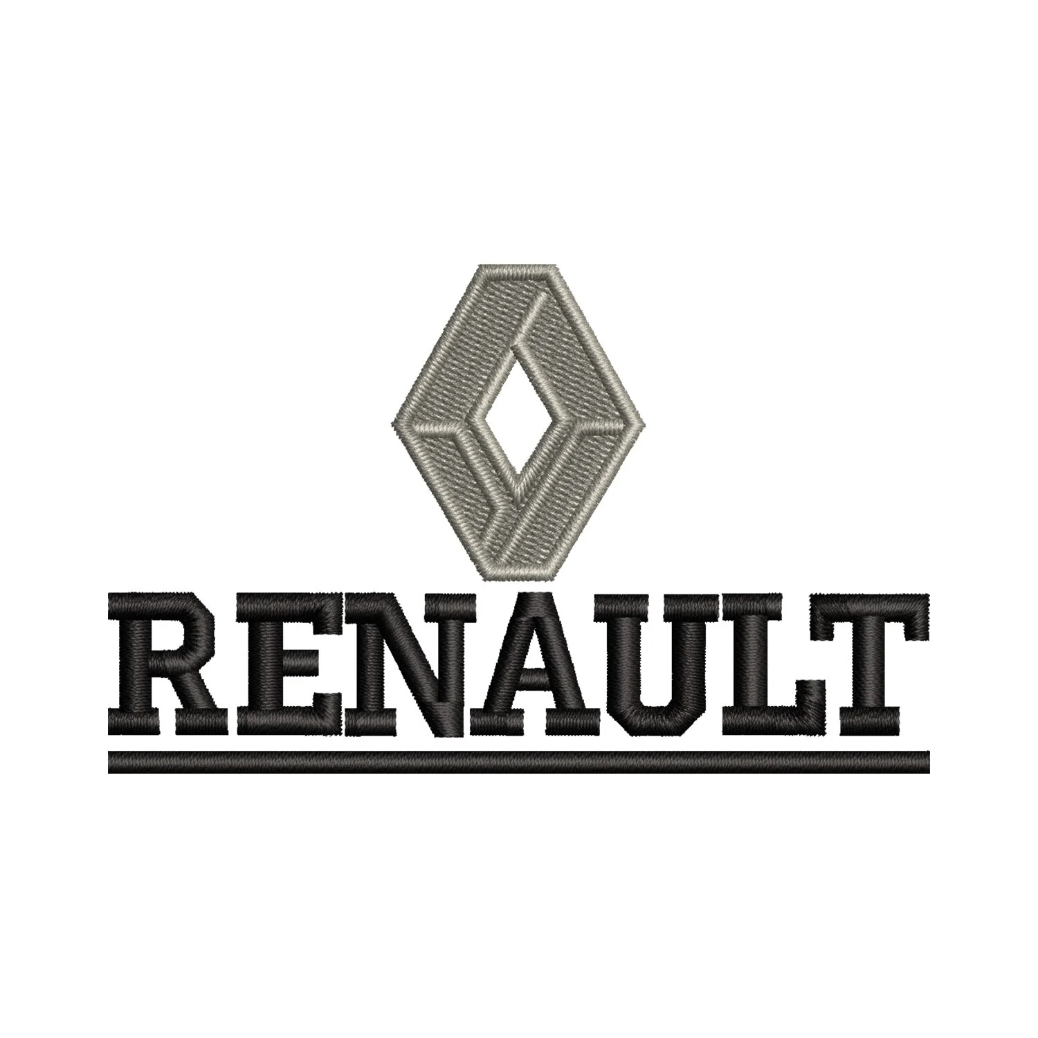 Renault Logo Embroidery Design