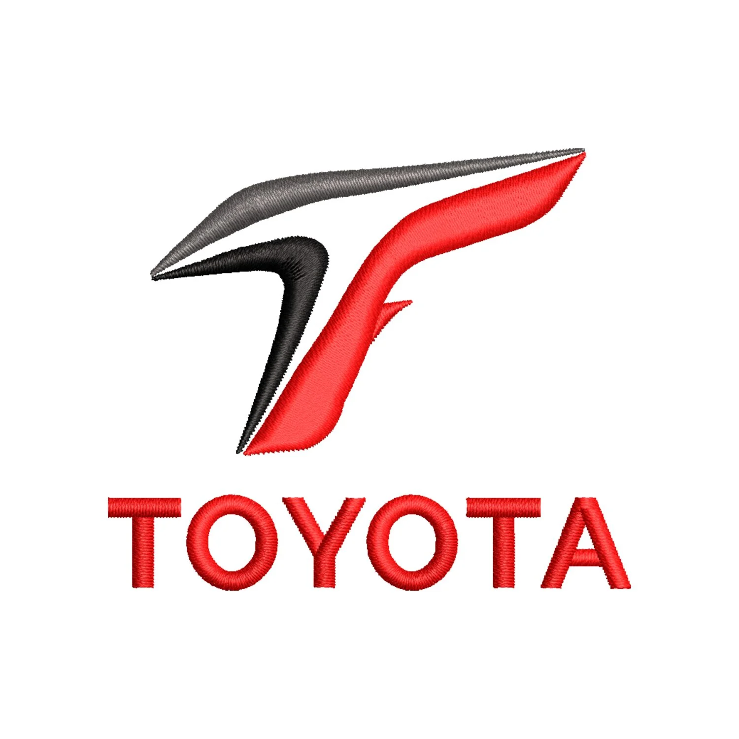 Toyota Logo Embroidery Design