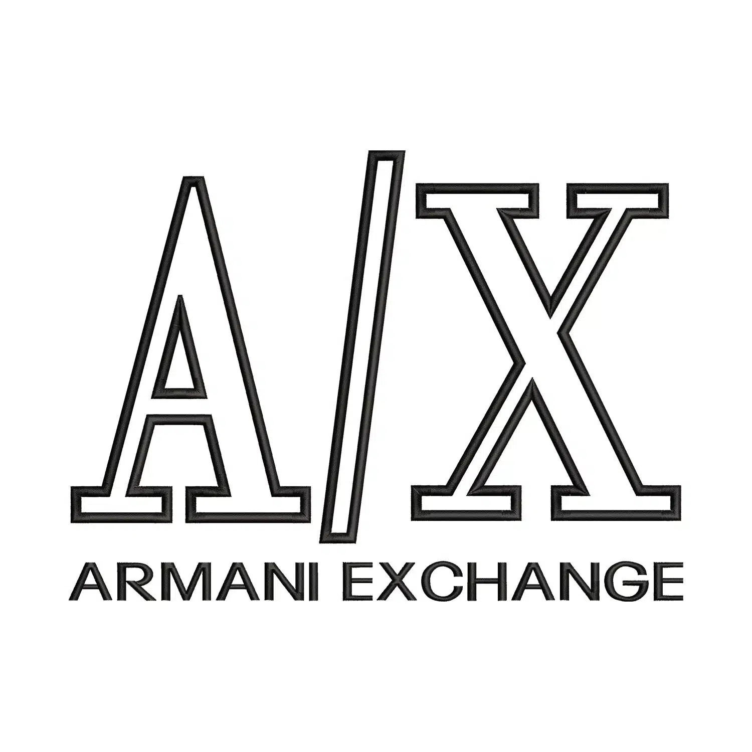 Armani Exchange Embroidery Design