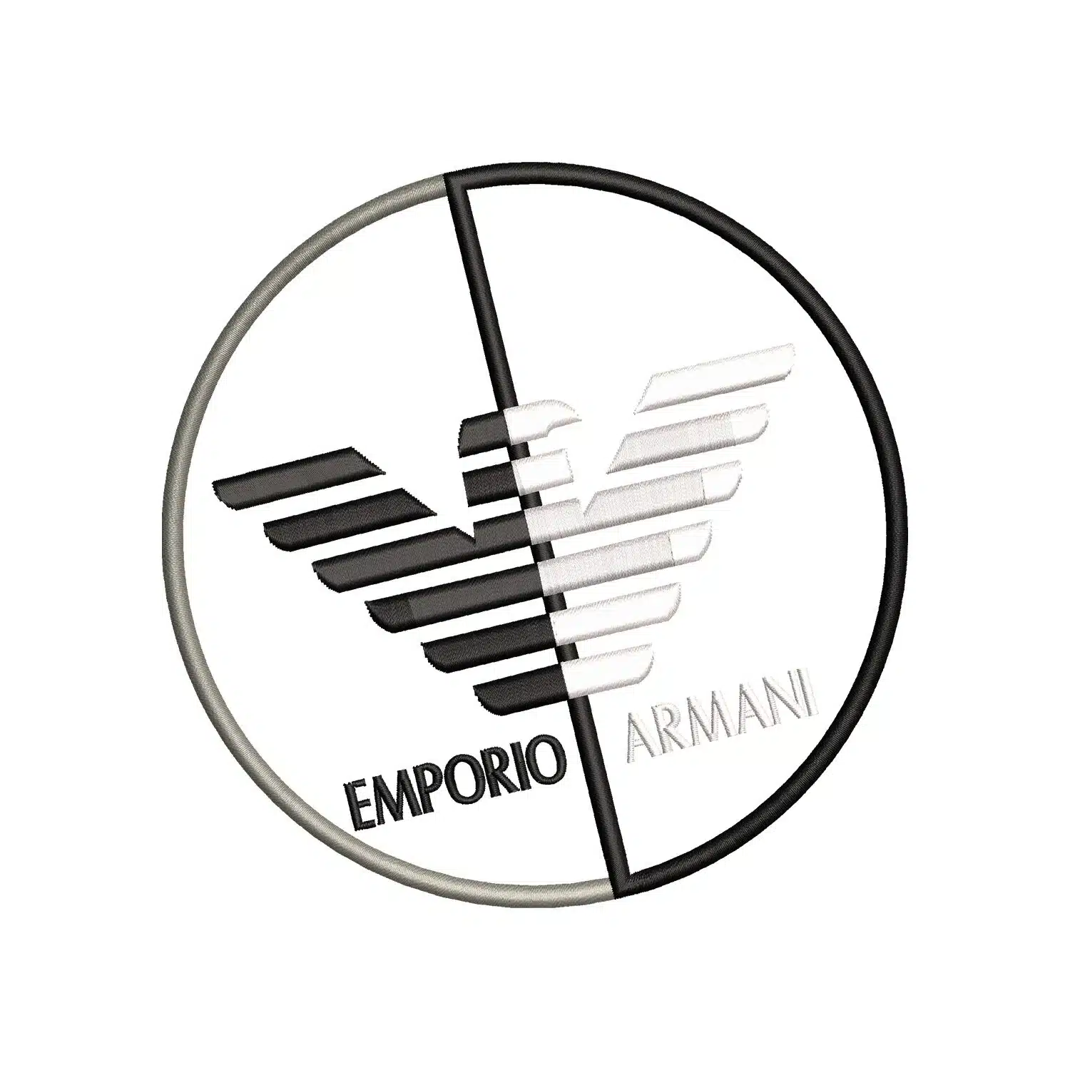Emporio Armani Logo Embroidery Design