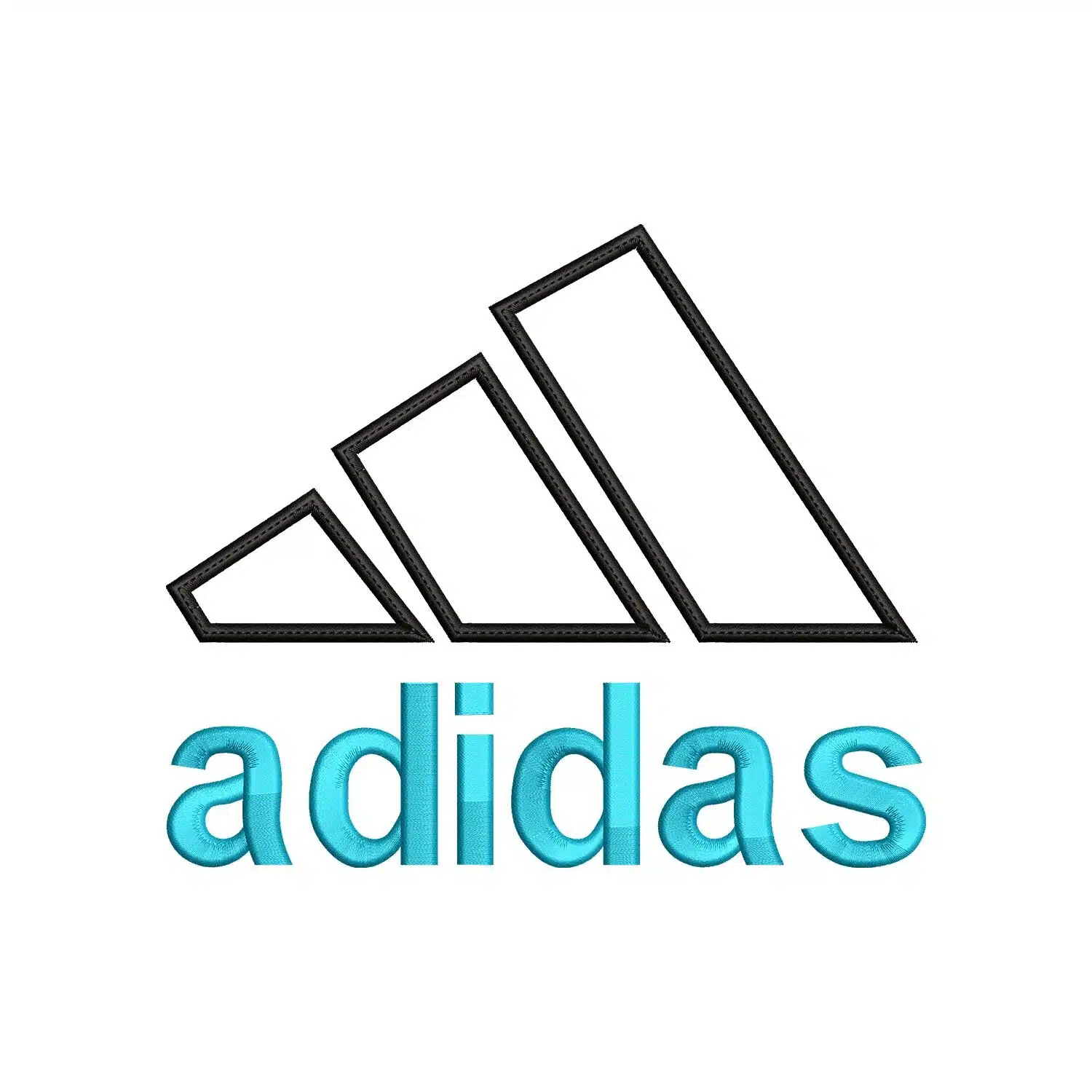 Adidas Logo Embroidery Design
