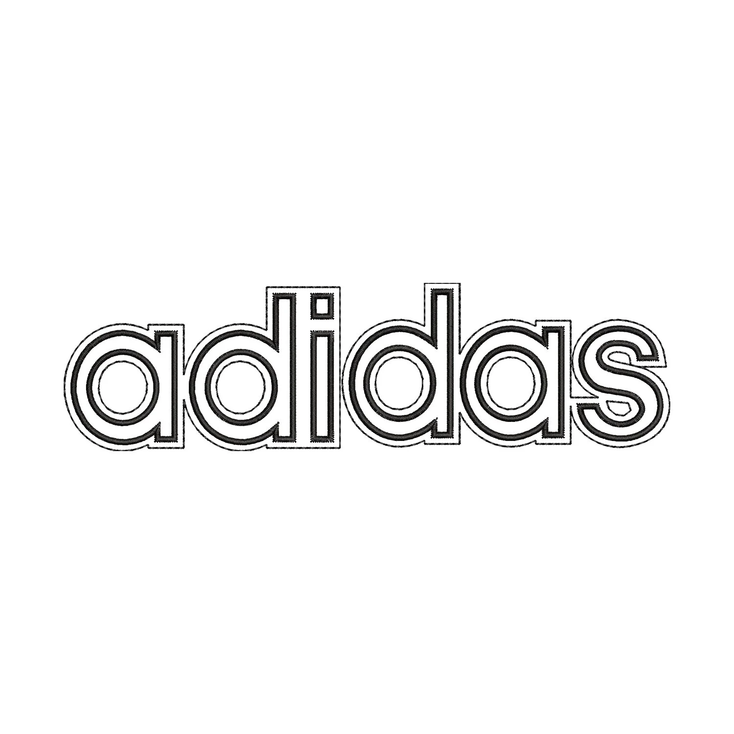 Adidas Embroidery Design
