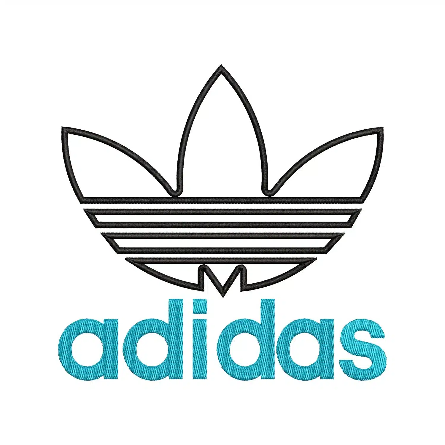 Adidas Logo Embroidery Design