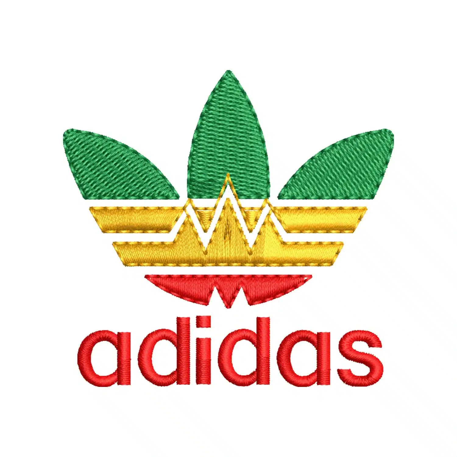 Adidas Logo Embroidery Design