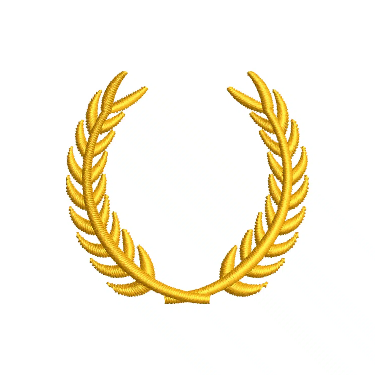 Military Golden Wreath Embroidery Design