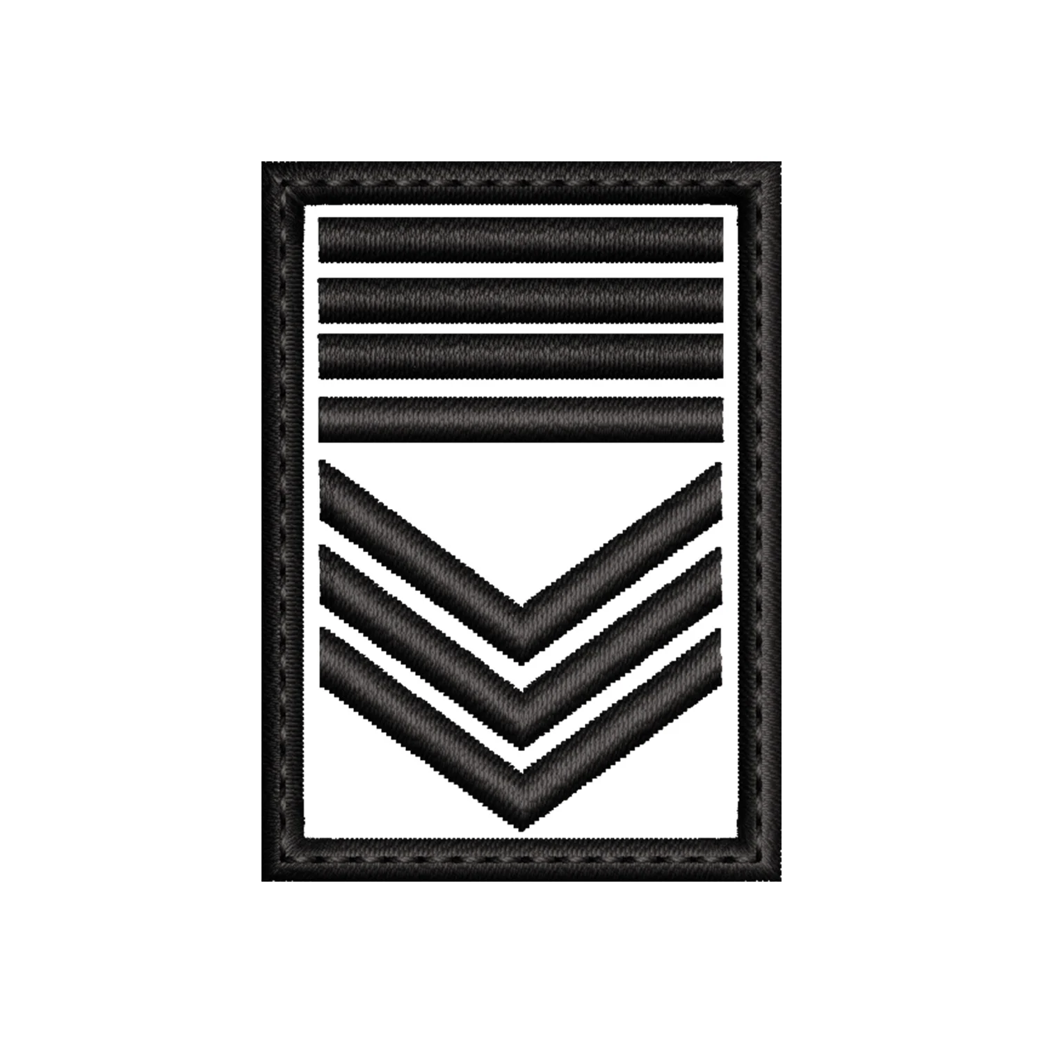 Military Rank Insignia Embroidery Design