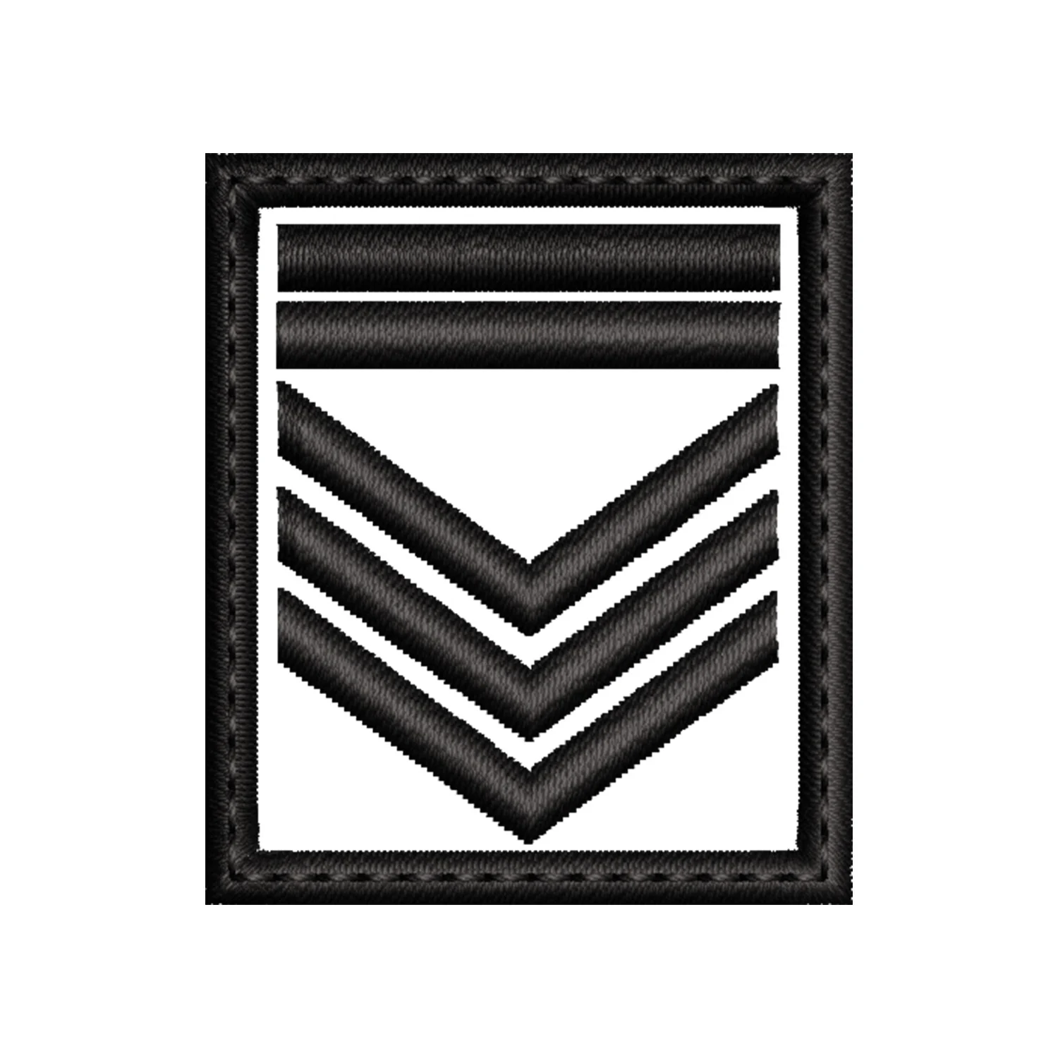 Military Rank Insignia Embroidery Design