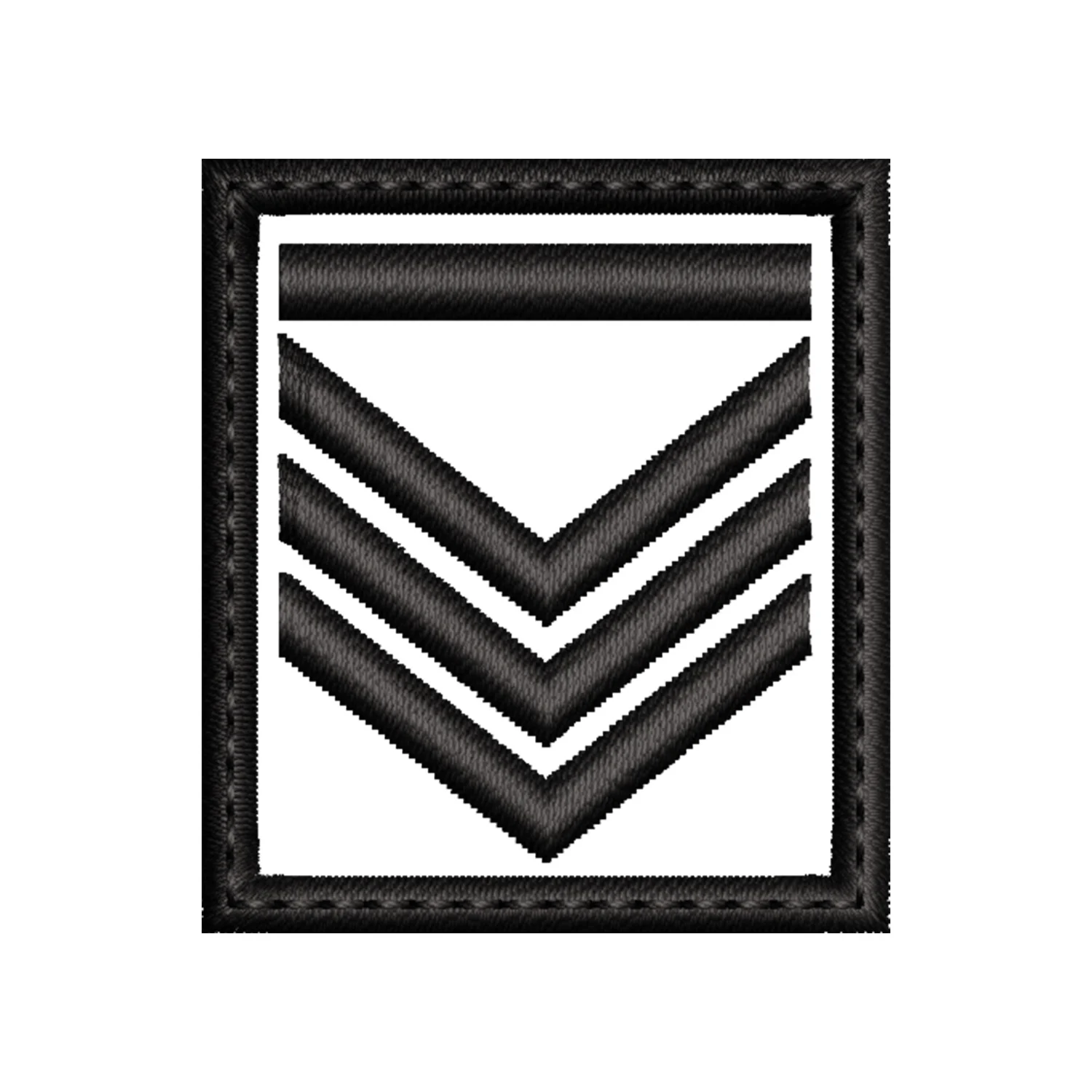 Military Rank Insignia Embroidery Design