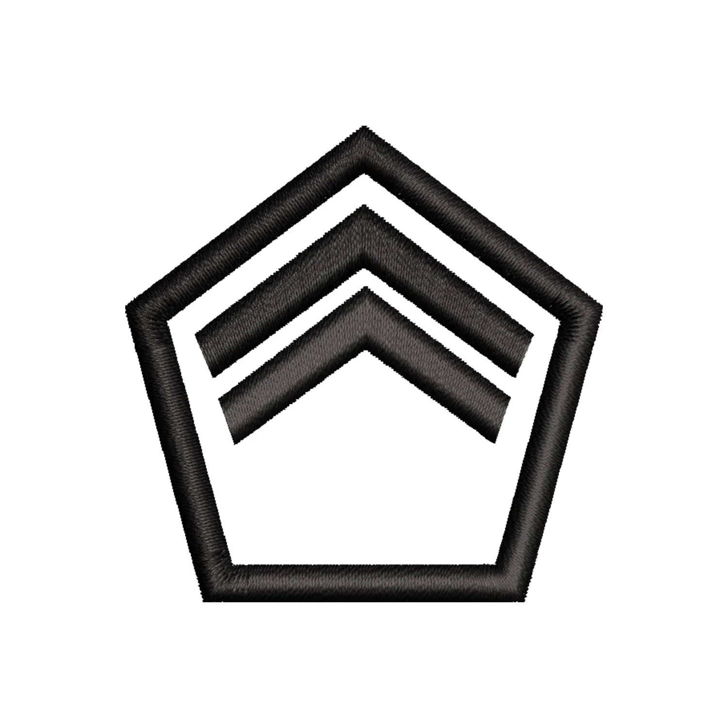 Military Rank Insignia Embroidery Design