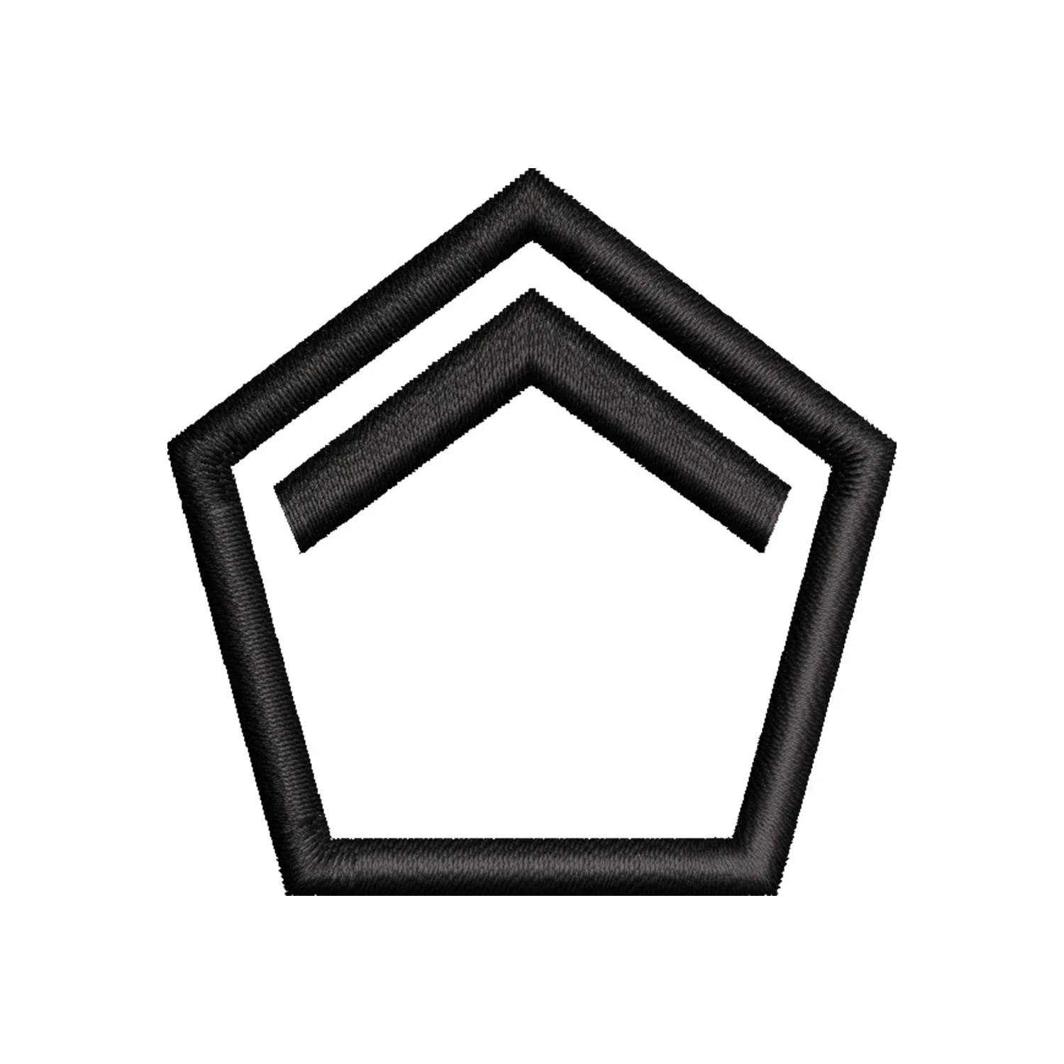 Military Rank Insignia Embroidery Design