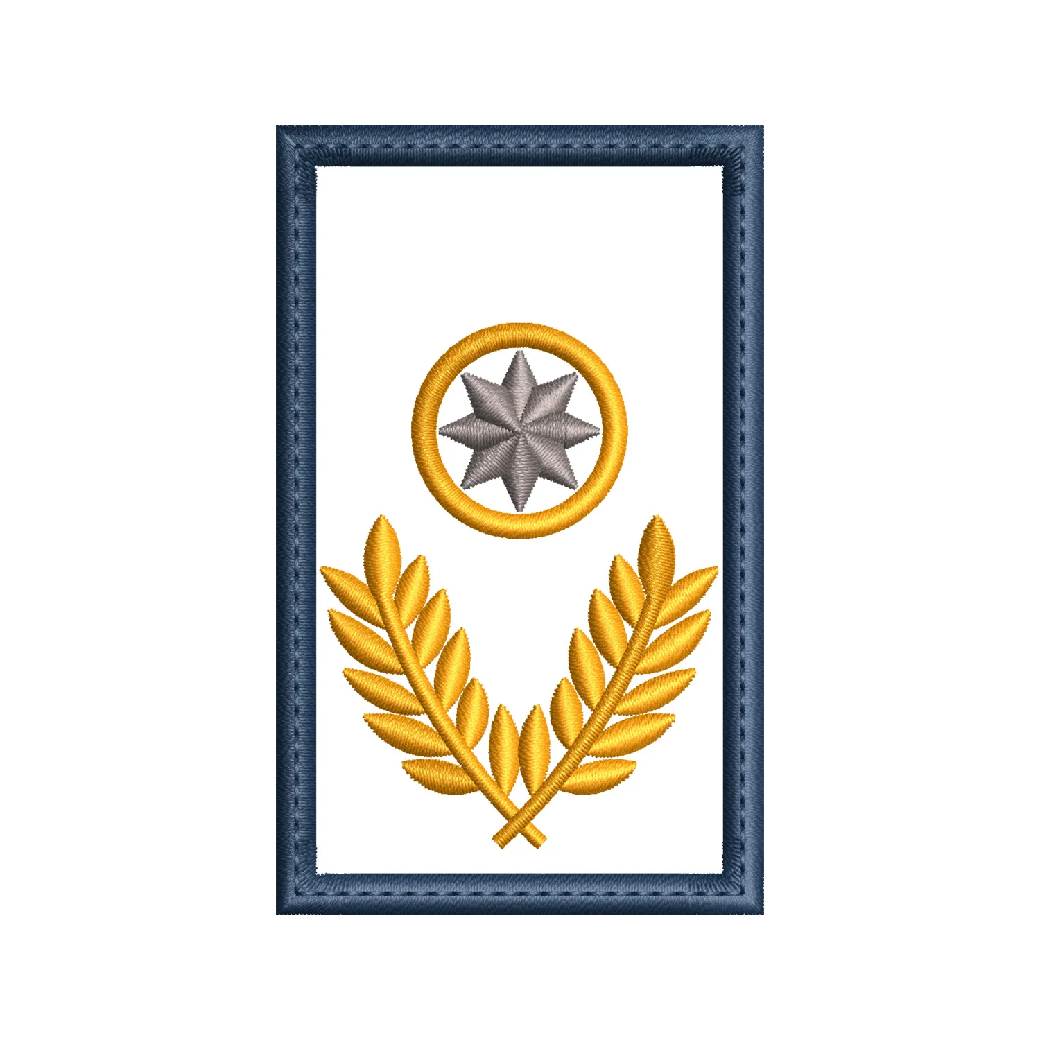 Military Shoulder Badge Embroidery Design