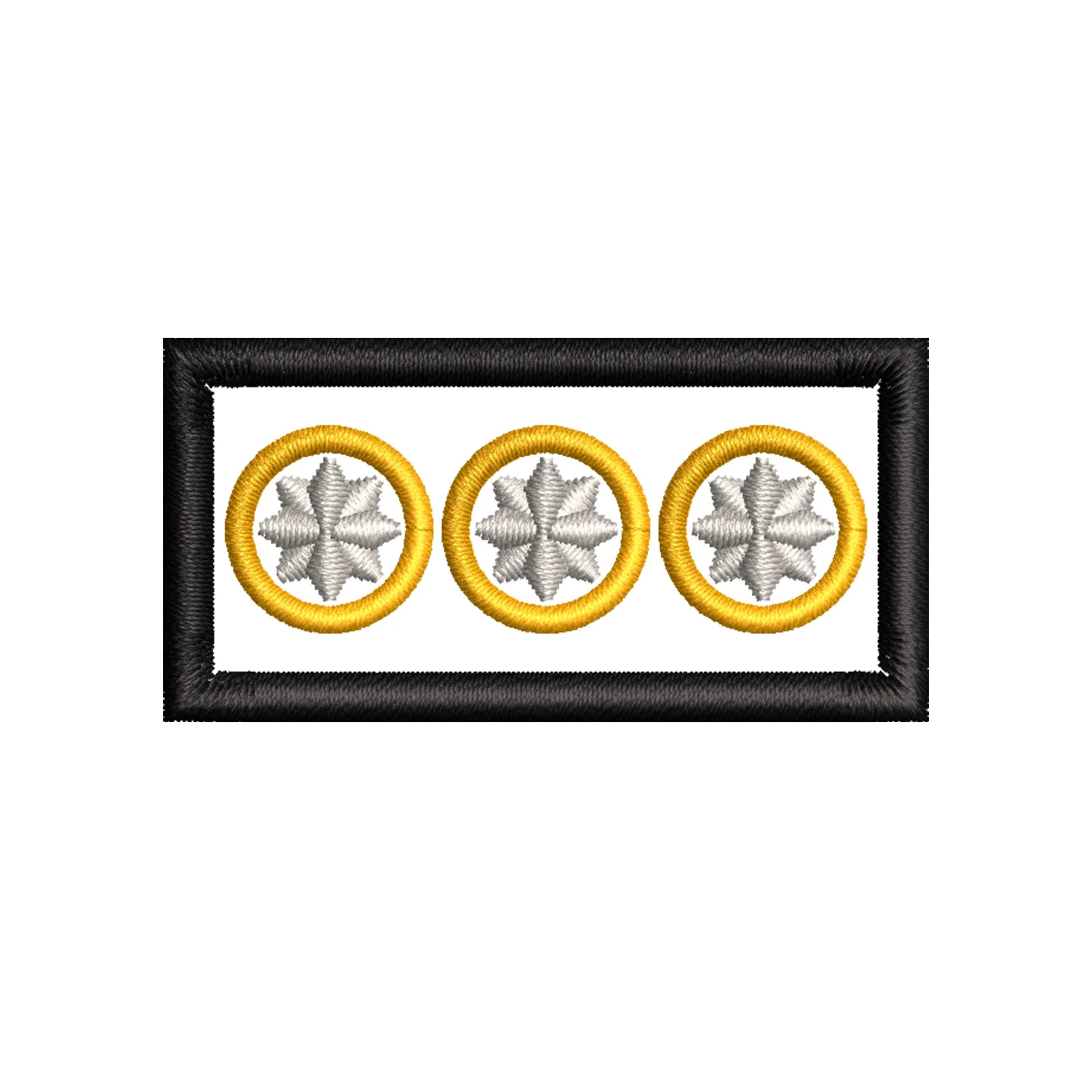 Military Shoulder Badge Embroidery Design