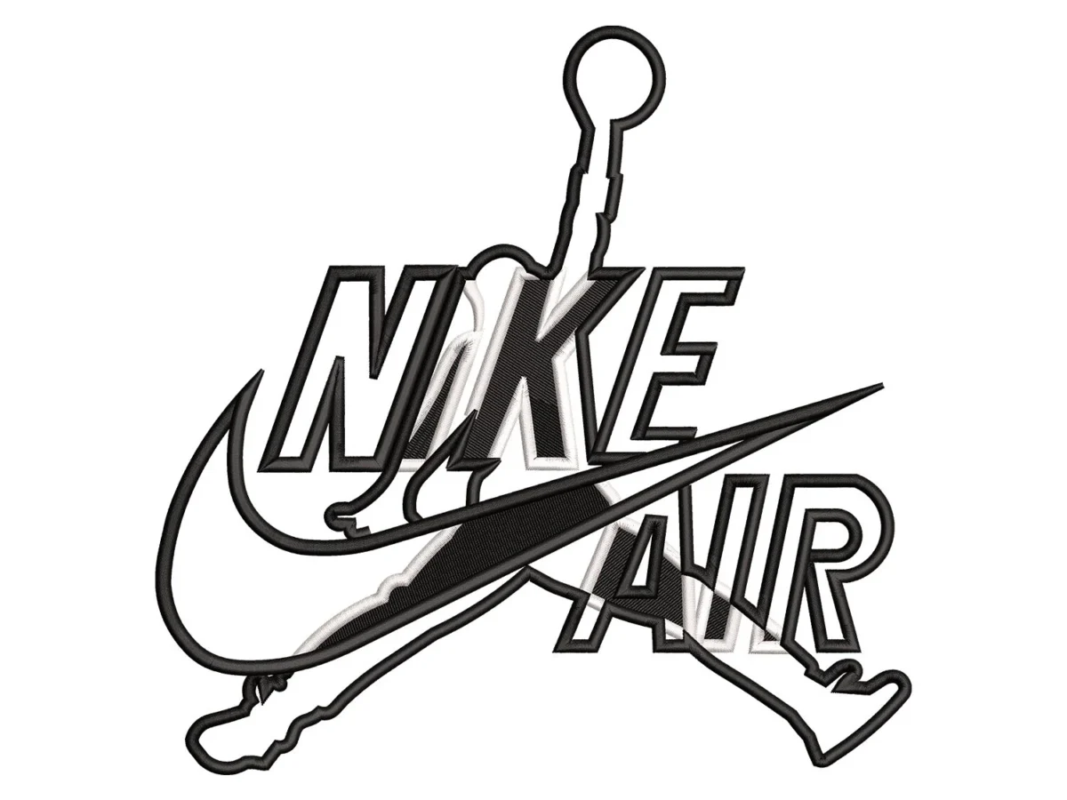 Nike x Jordan Air Embroidery Design - Nike | Embroiplanet