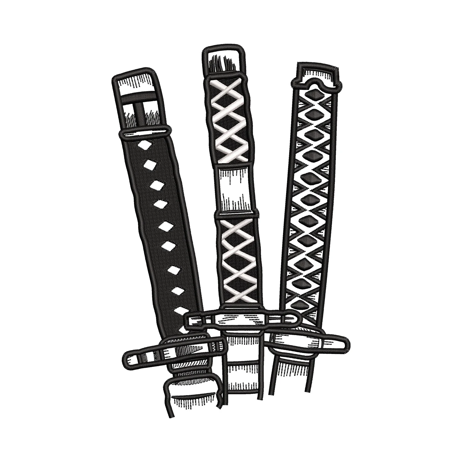 Zoro Swords Embroidery Design