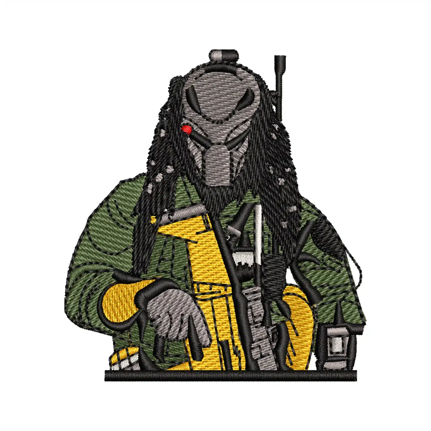 Predator Embroidery Design