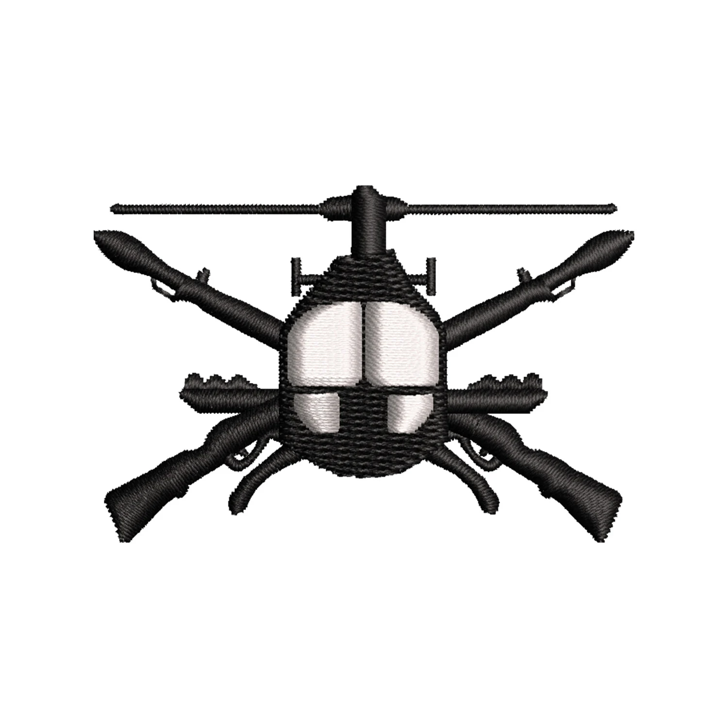 Chopper x Rifles Embroidery Design