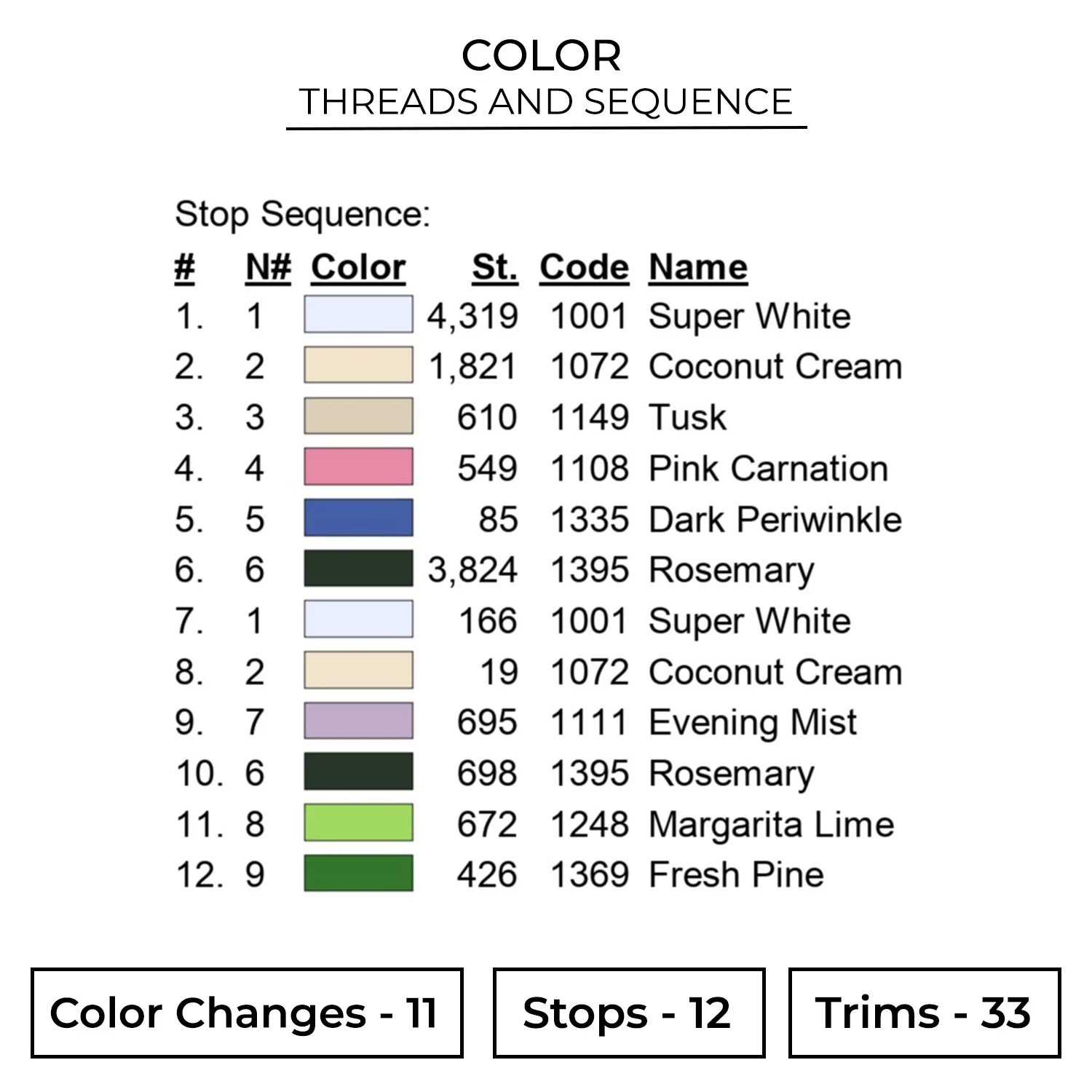 Cow Eating Grass Embroidery Design - Animal Embroidery Design 2 Color AML98