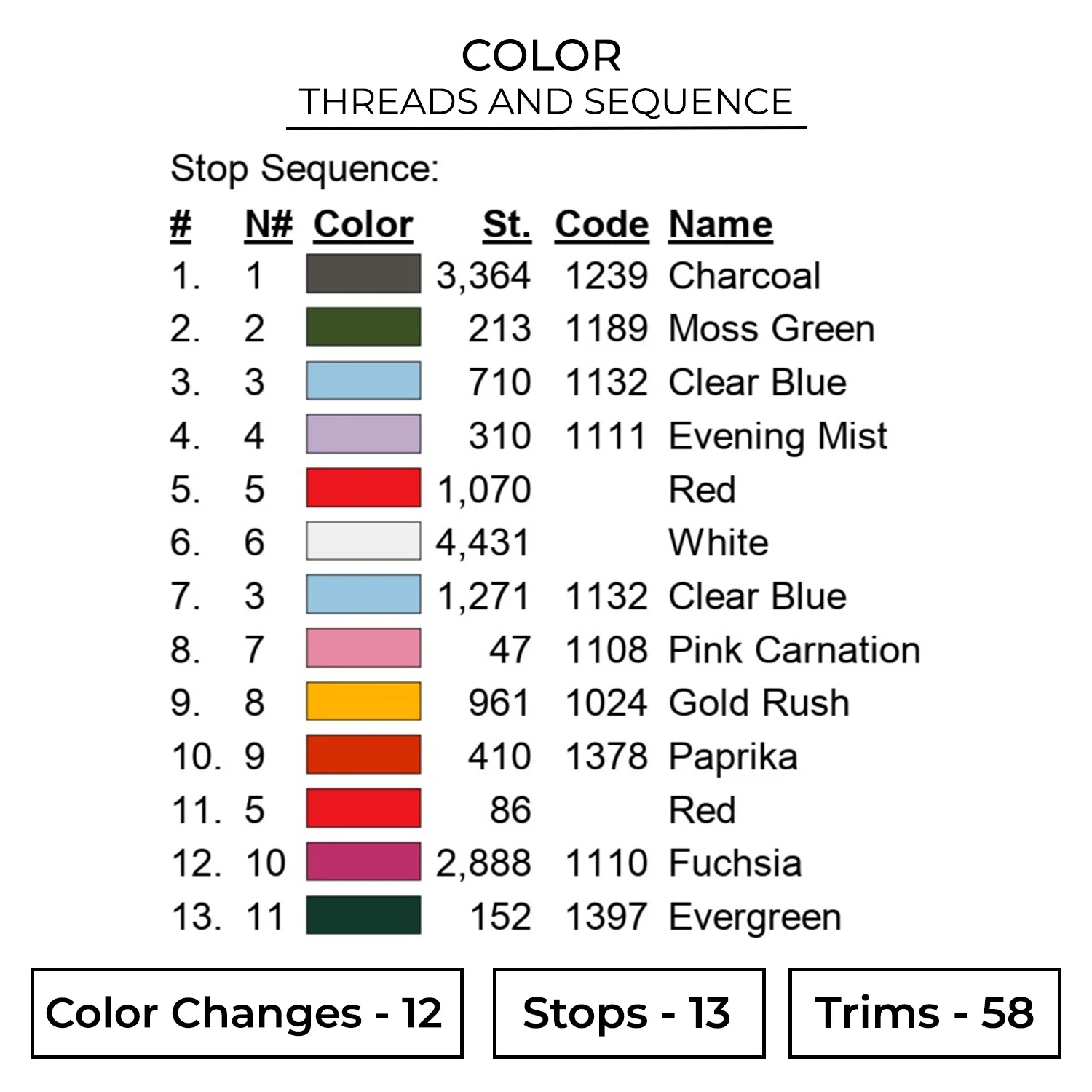 Snowman Embroidery Design 2 Color CHR20