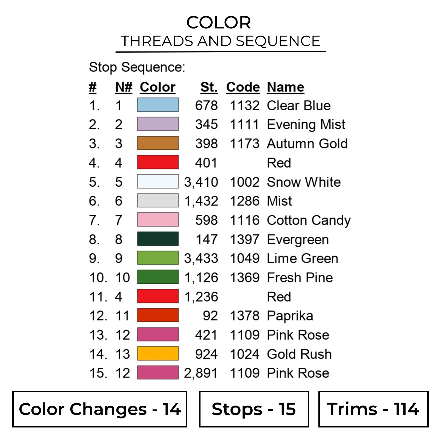 Snowman Embroidery Design 2 Color CHR24