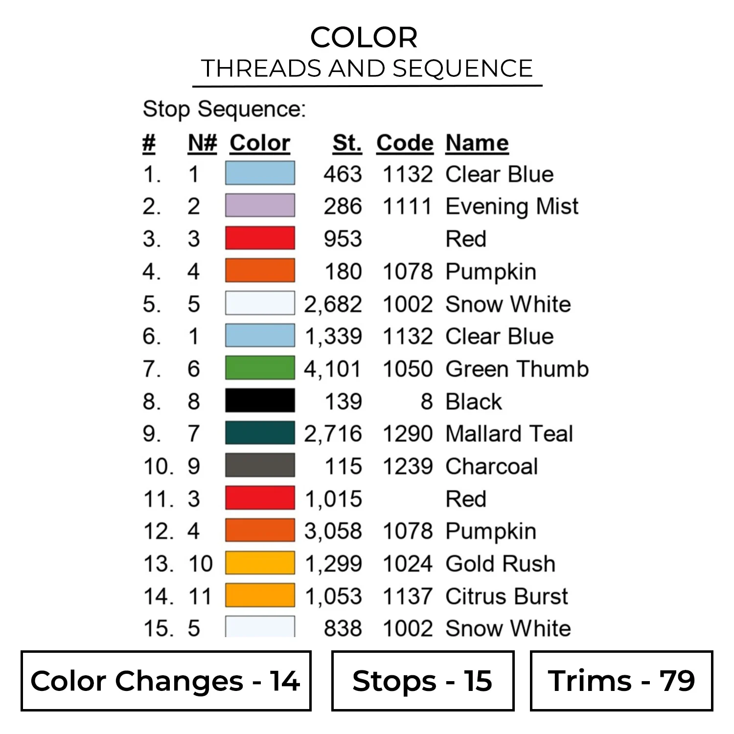 Snowman Embroidery Design 2 Color CHR26