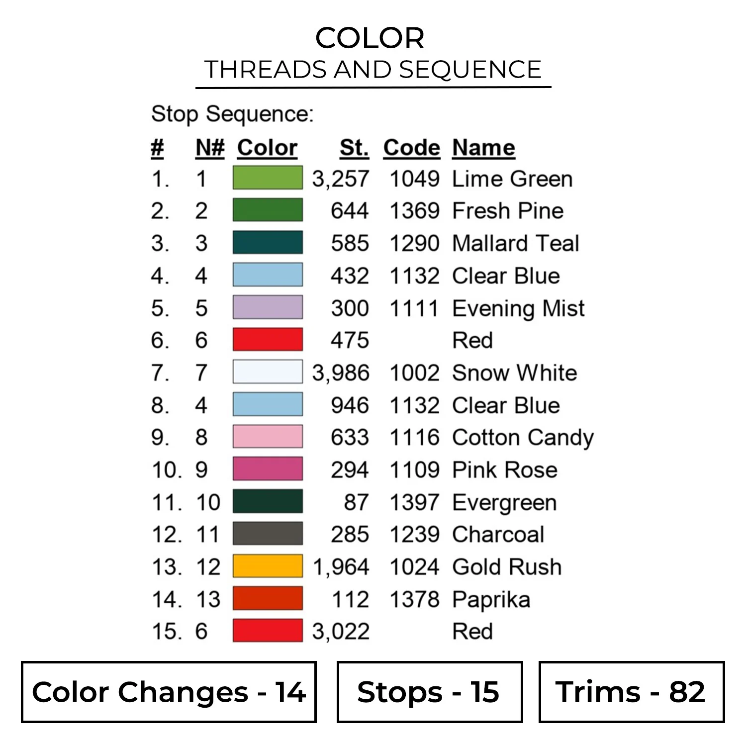 Snowman Embroidery Design 2 Color CHR27