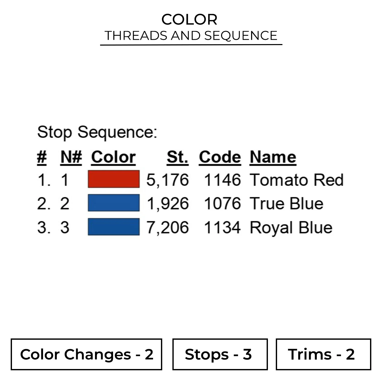 Candy Stick Embroidery Design 2 Color CHR44