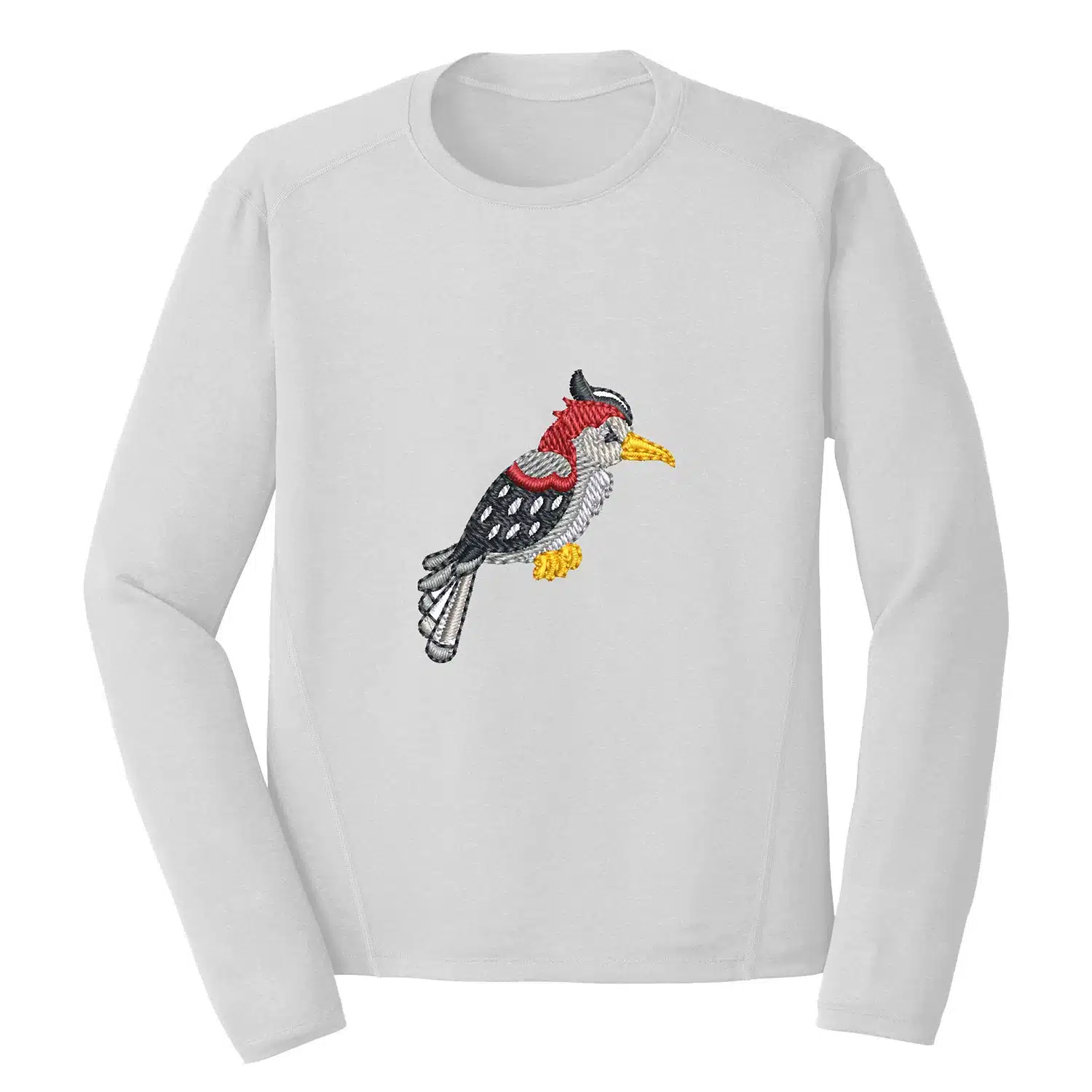 Woodpecker Embroidery Design - Animal Embroidery Design 1 Mockup AML114