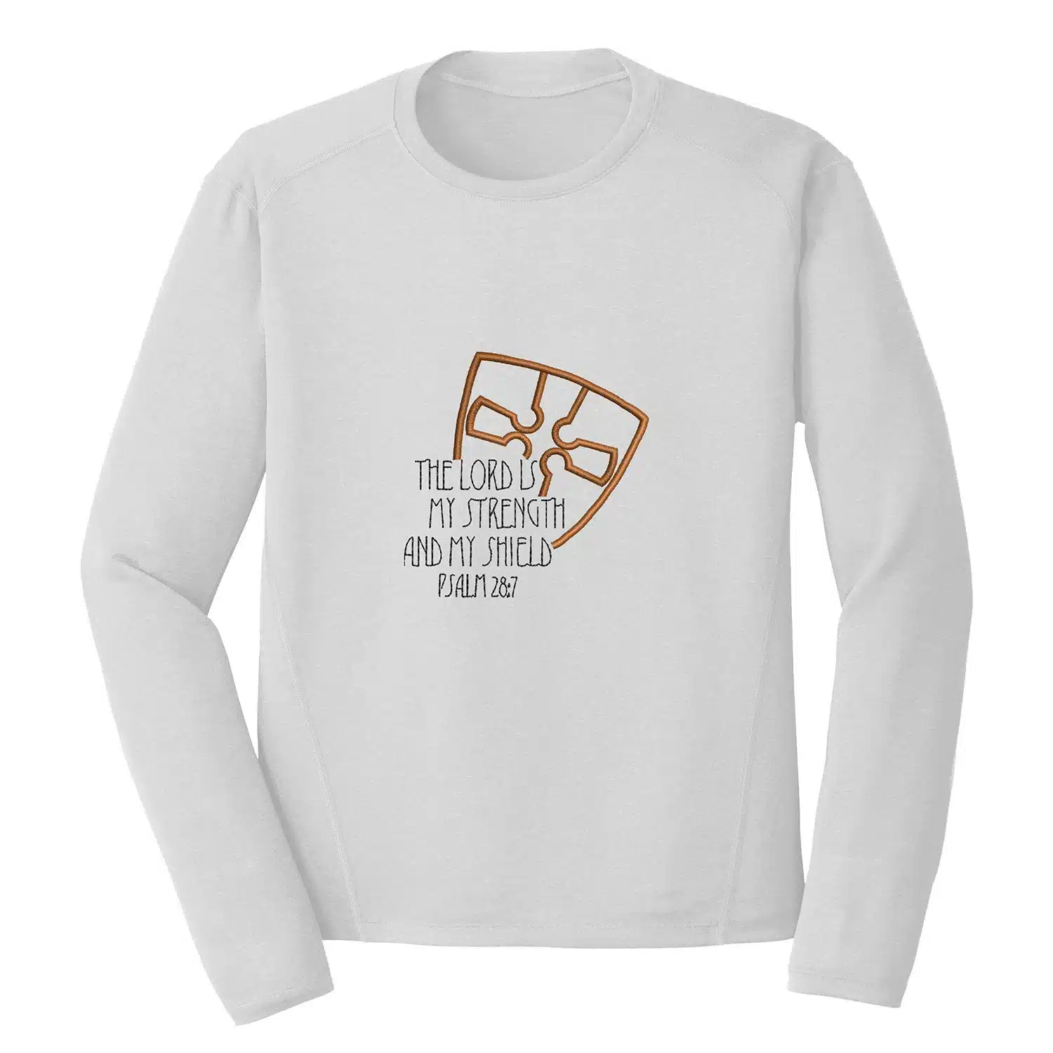 PSALM 28:7 Embroidery Design - Christian Embroidery Design 1 Mockup RLG80