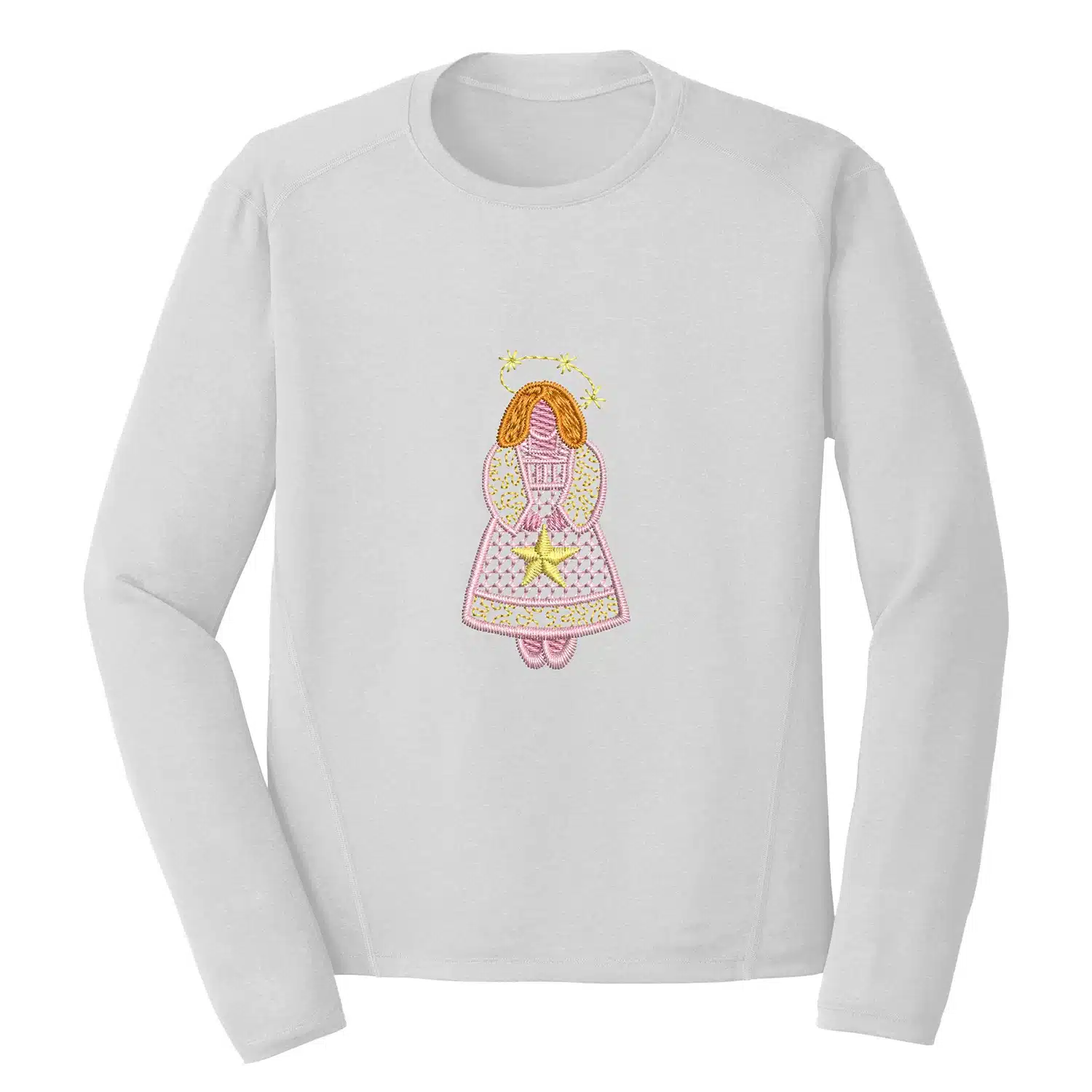 Star Angel Embroidery Design - Christian Embroidery Design 1 Mockup RLG92