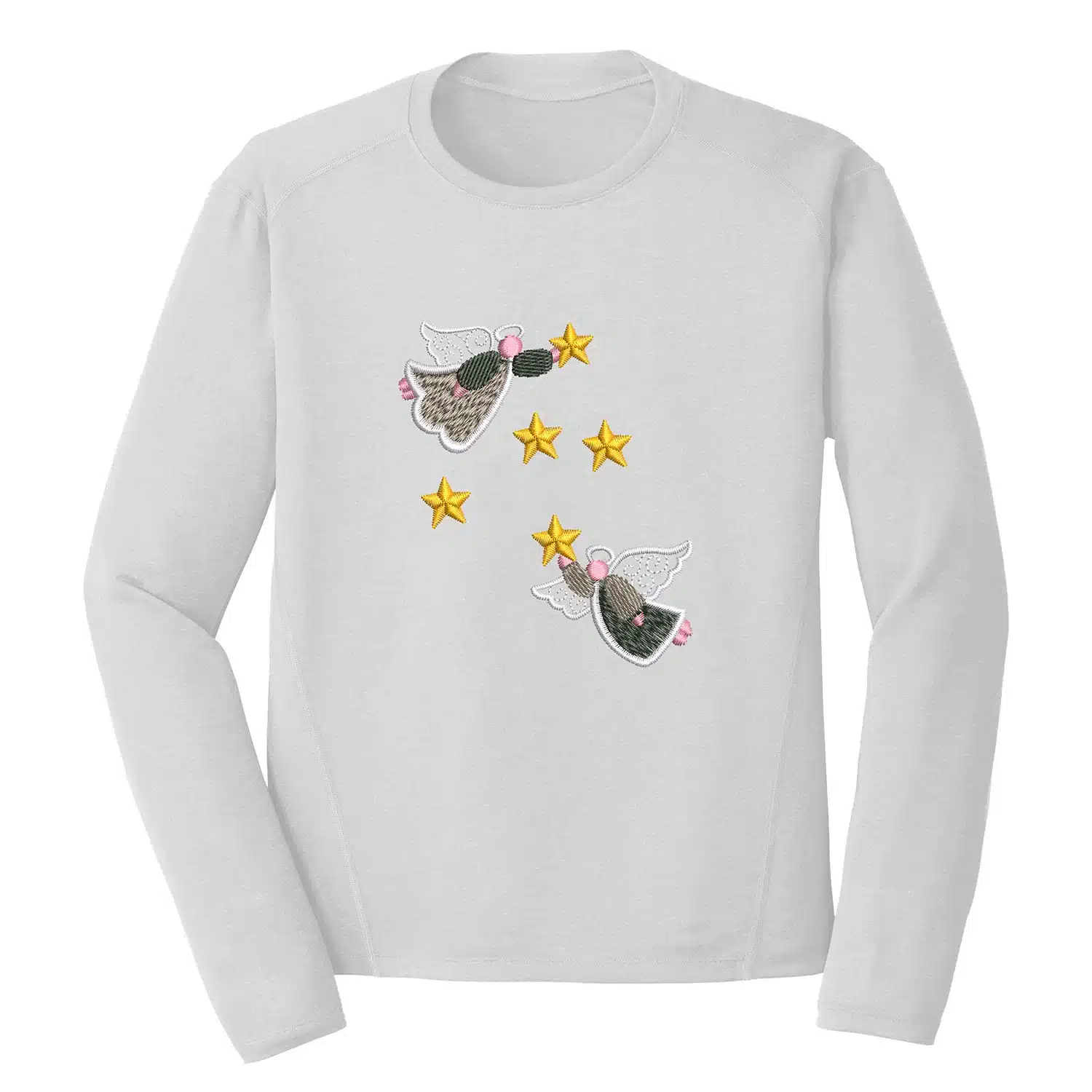 Star Angel Embroidery Design - Christian Embroidery Design 1 Mockup RLG95