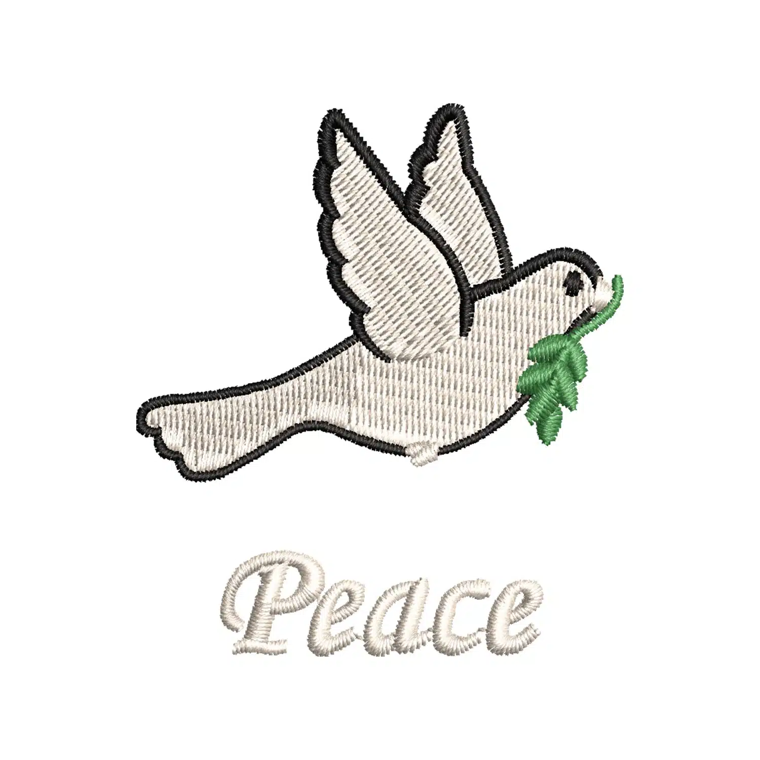 Peace Pigeon Embroidery Design Peace Pigeon Embroidery Design