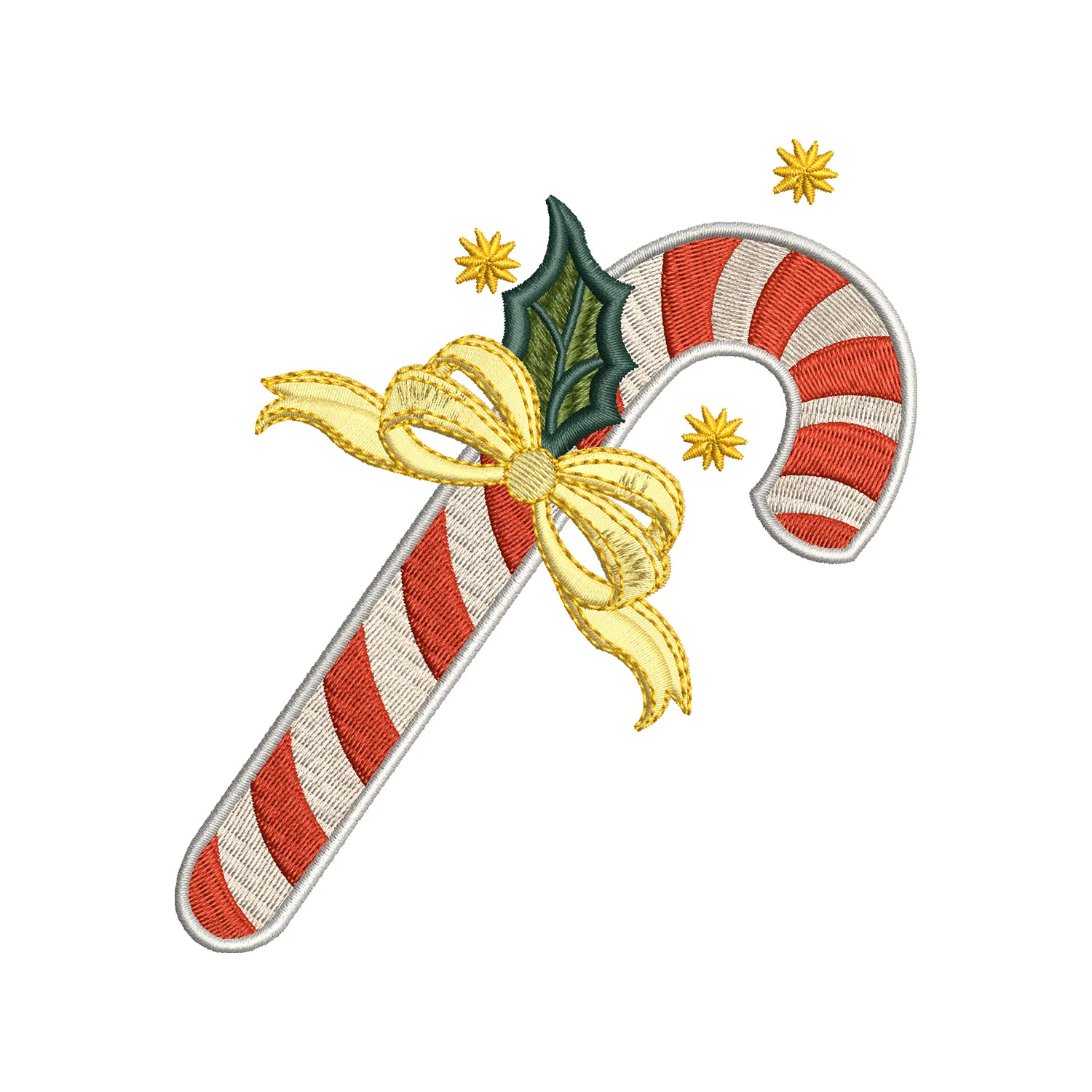 Candy Stick Embroidery Design