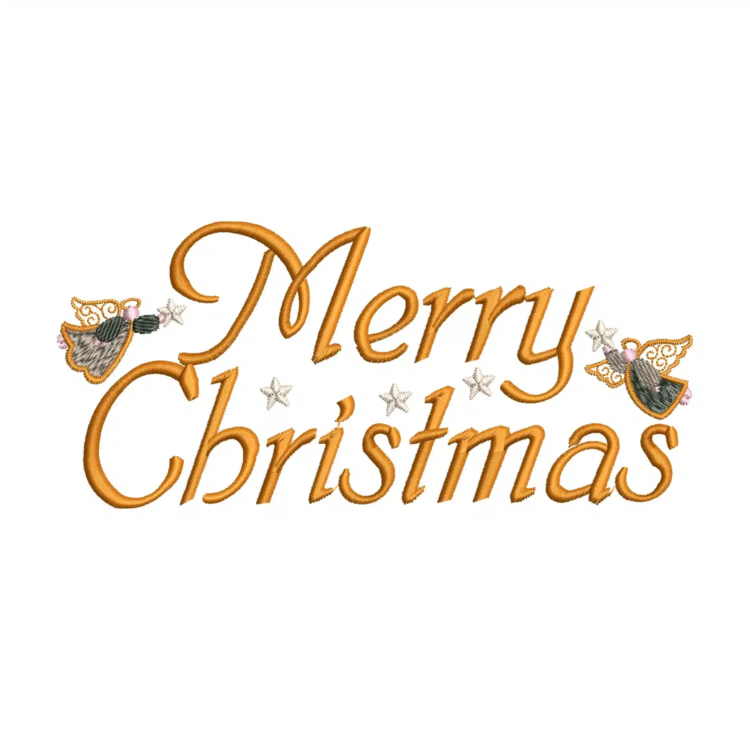 Merry Christmas Embroidery Design
