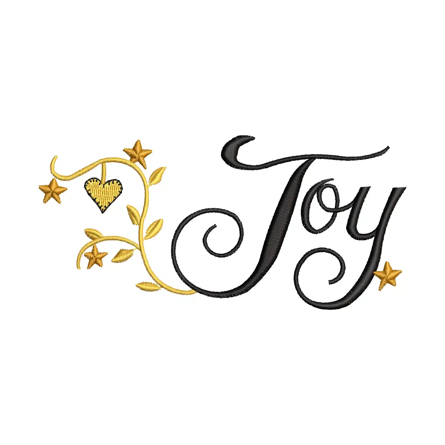 Joy Embroidery Design