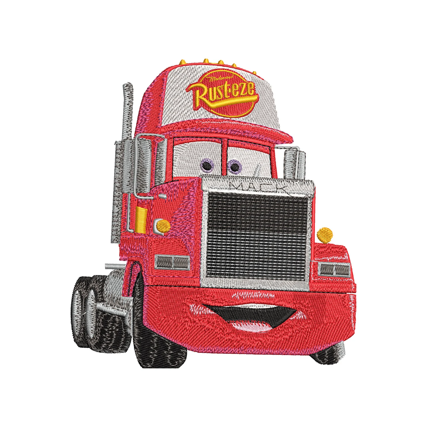 Mack Embroidery Design