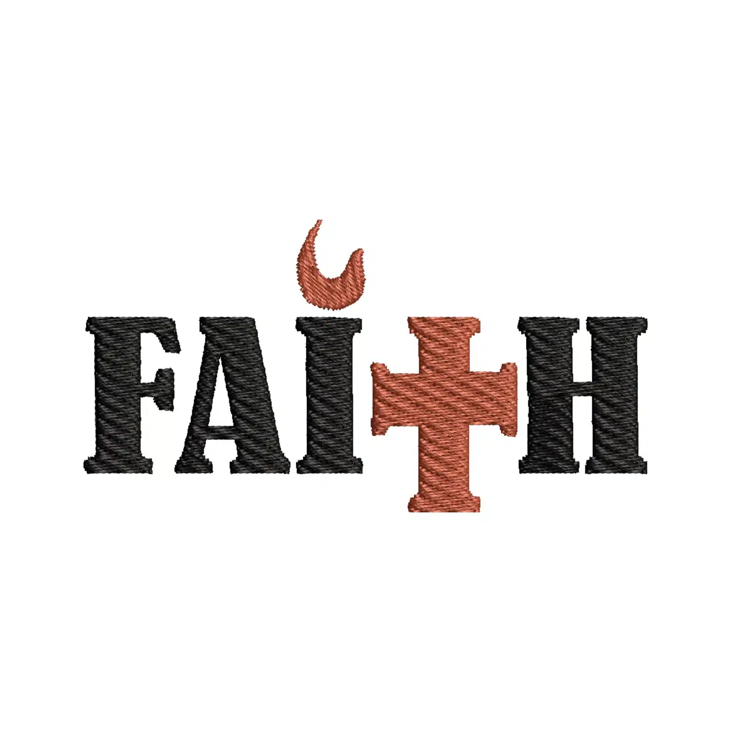 Faith Embroidery Design