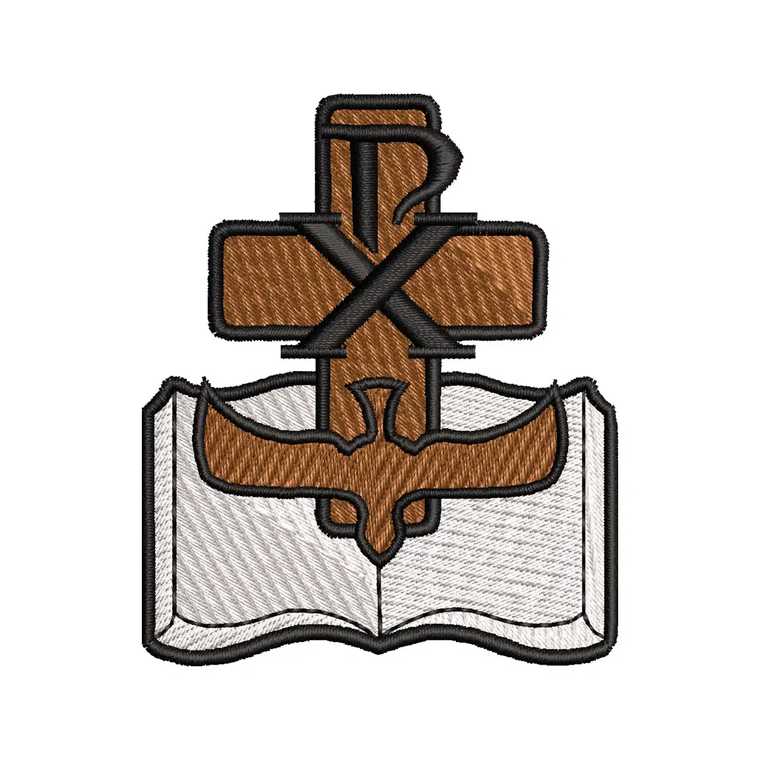 Holy Book Emblem Embroidery Design Holy Book Emblem Embroidery Design