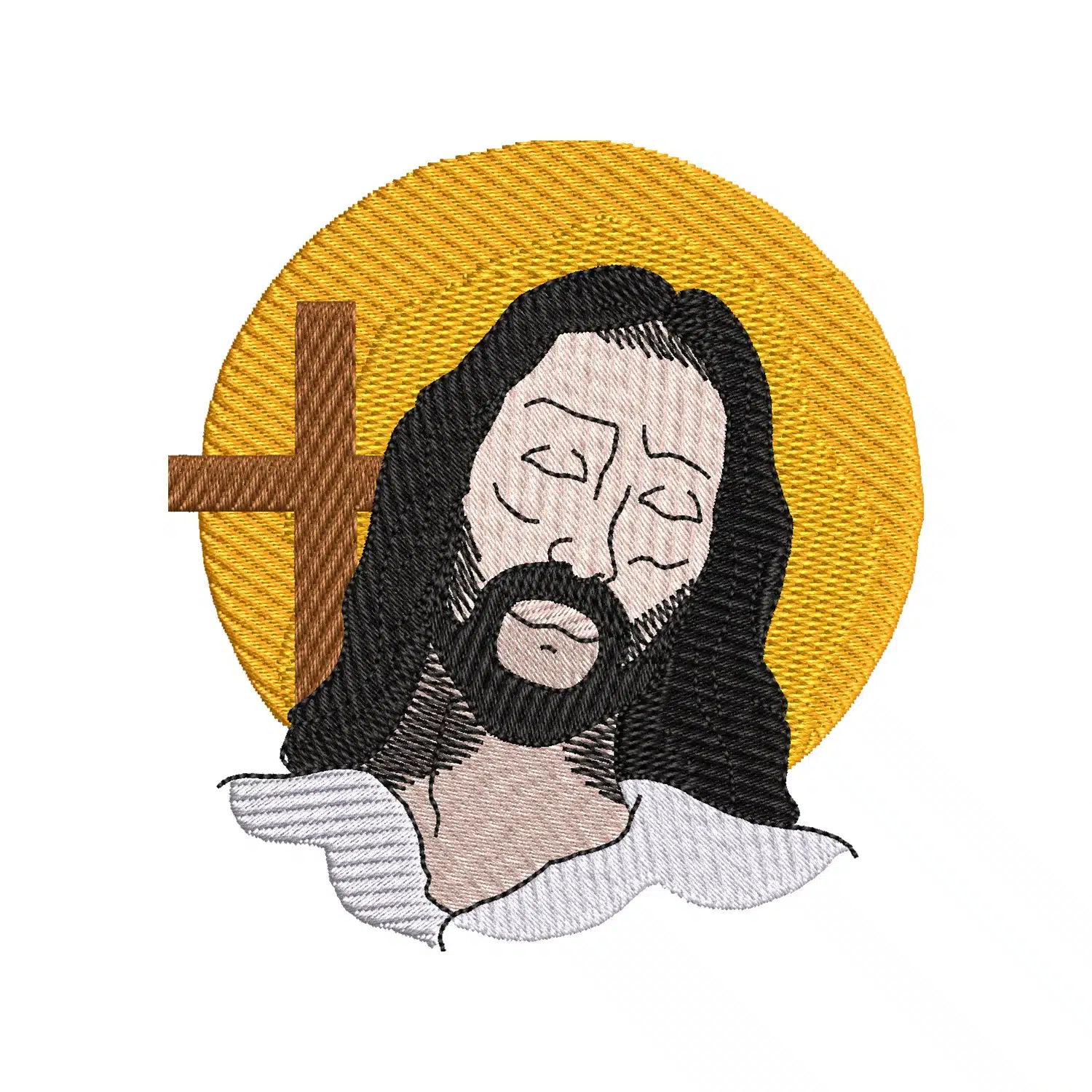 Jesus Christ Embroidery Design