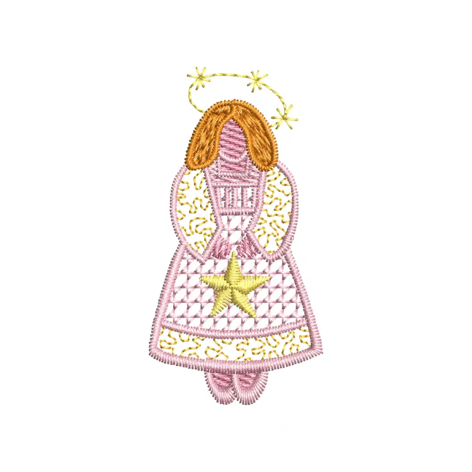 Star Angel Embroidery Design Star Angel Embroidery Design