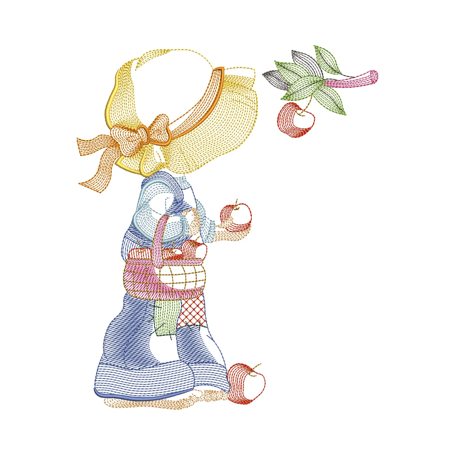 Sunbonnet Sue Embroidery Design