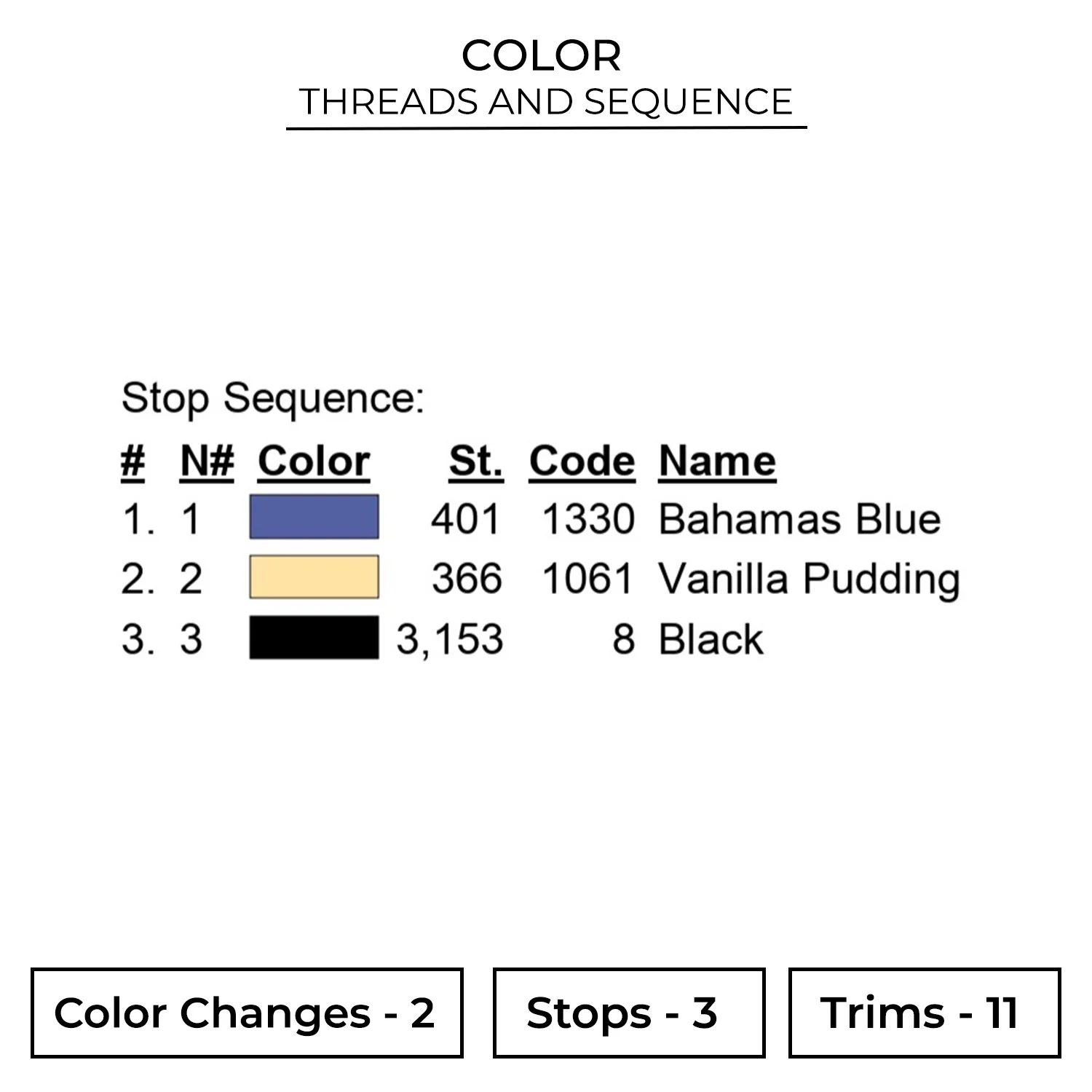 Snow Day Embroidery Design 2 Color GAP101