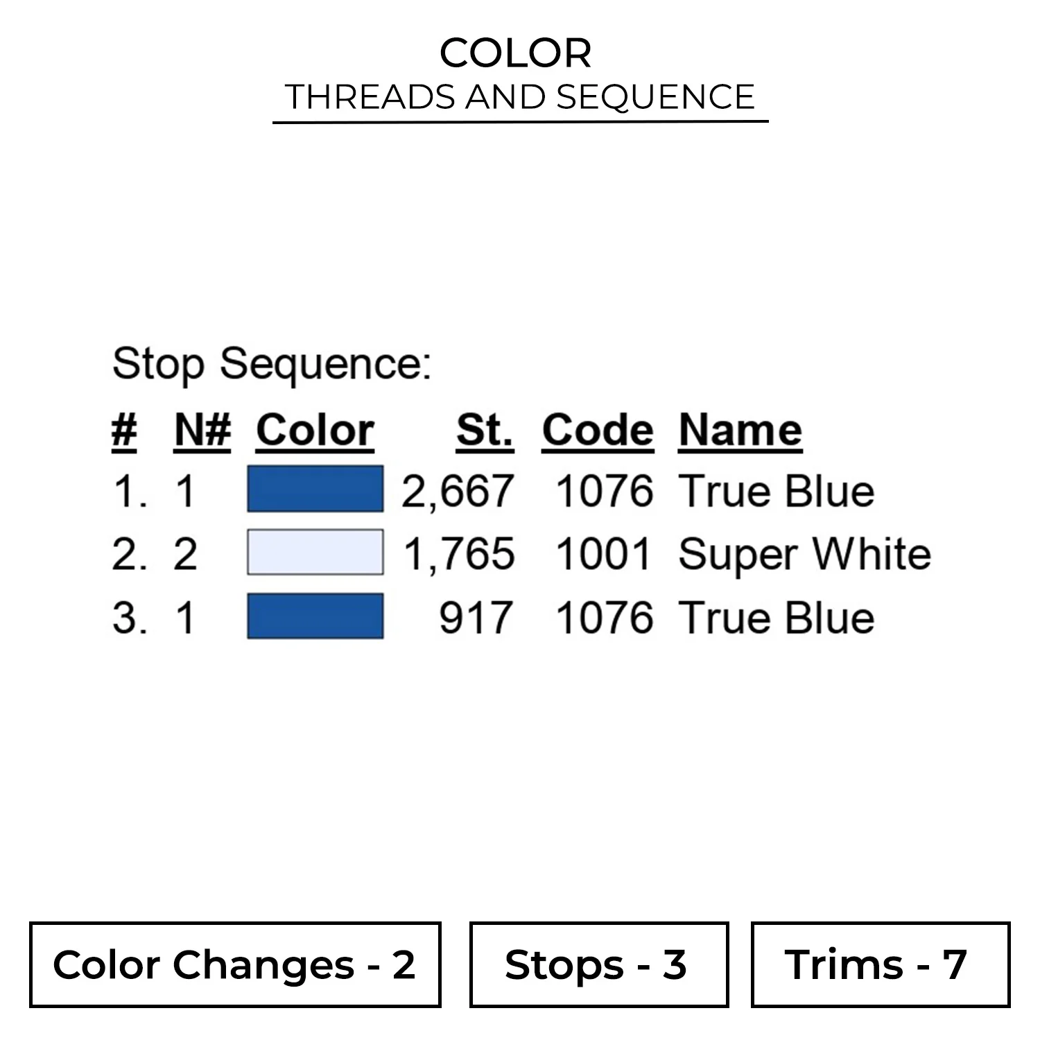 Snowflake Trio Embroidery Design 2 Color NTR94