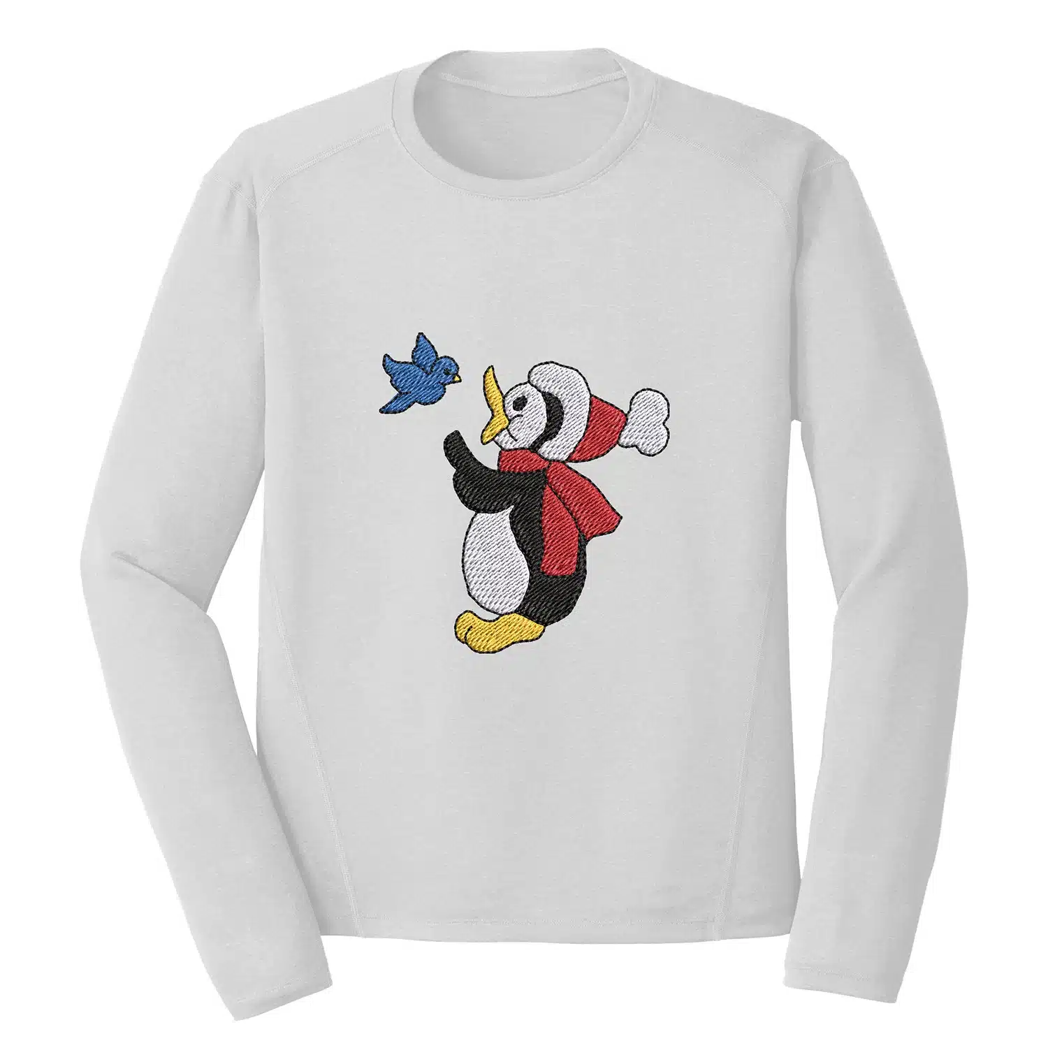 Penguin Embroidery Design - Animal Embroidery Design 1 Mockup AML143