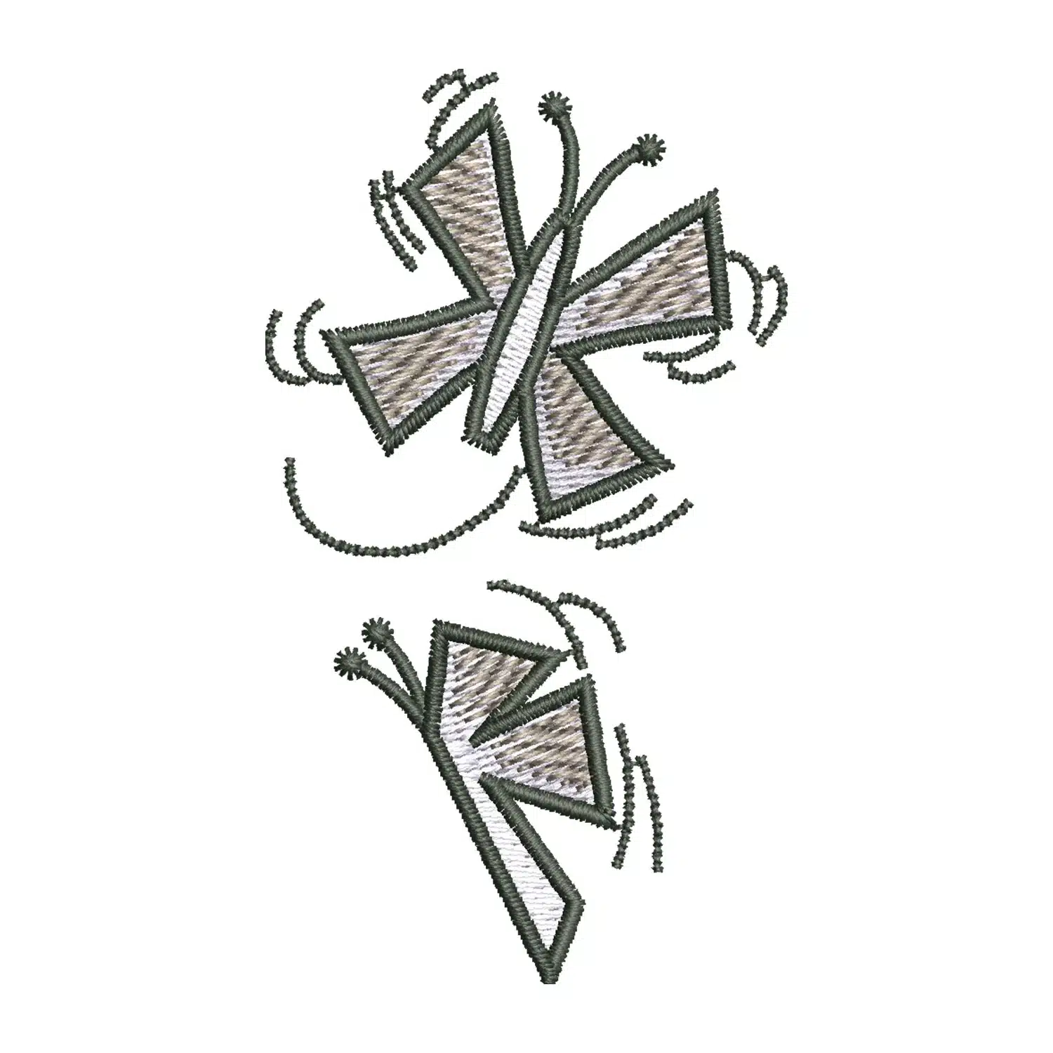 Butterfly Snowflake Embroidery Design Butterfly Snowflake Embroidery Design