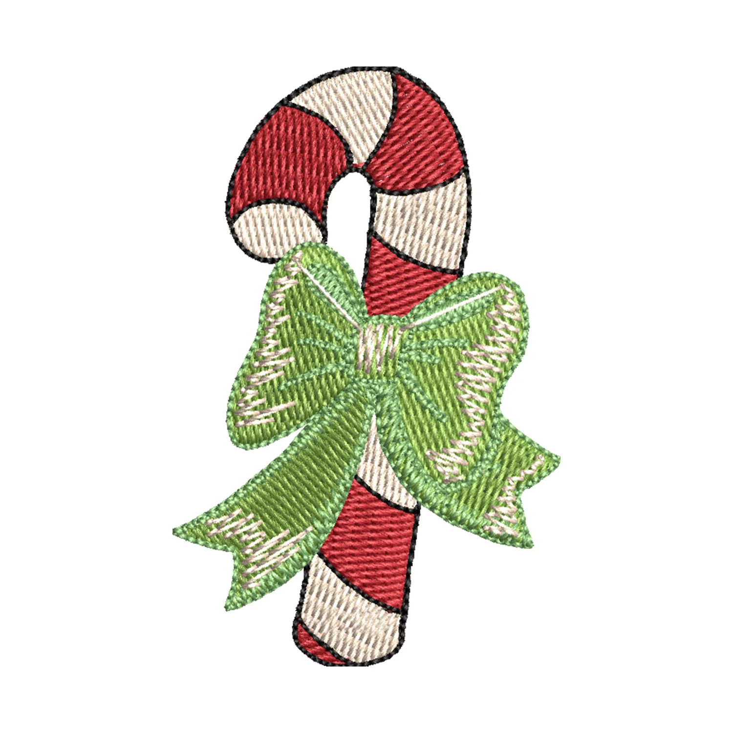 Candy Stick Embroidery Design