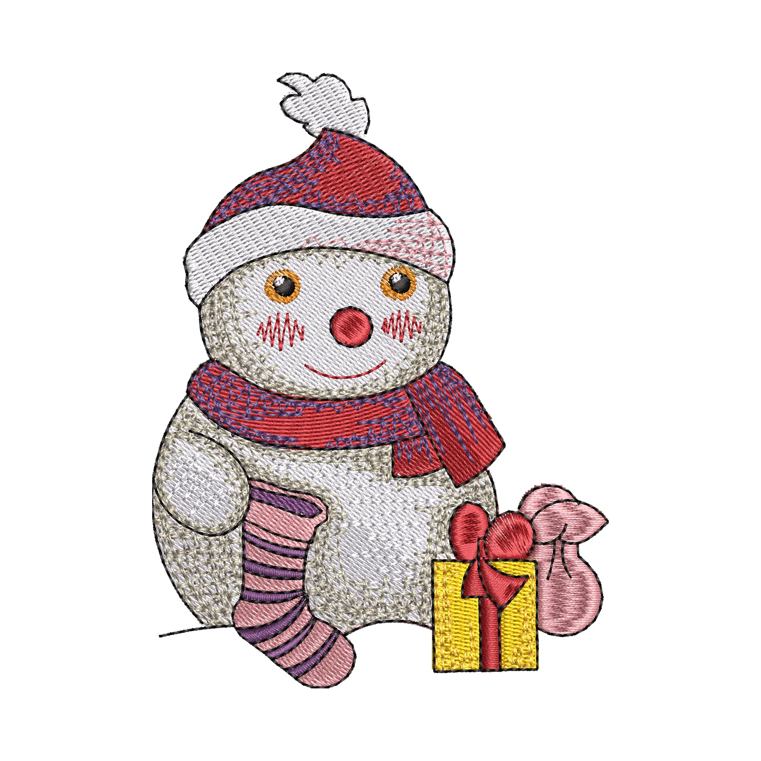 Baby Snowman Gifts Embroidery Design