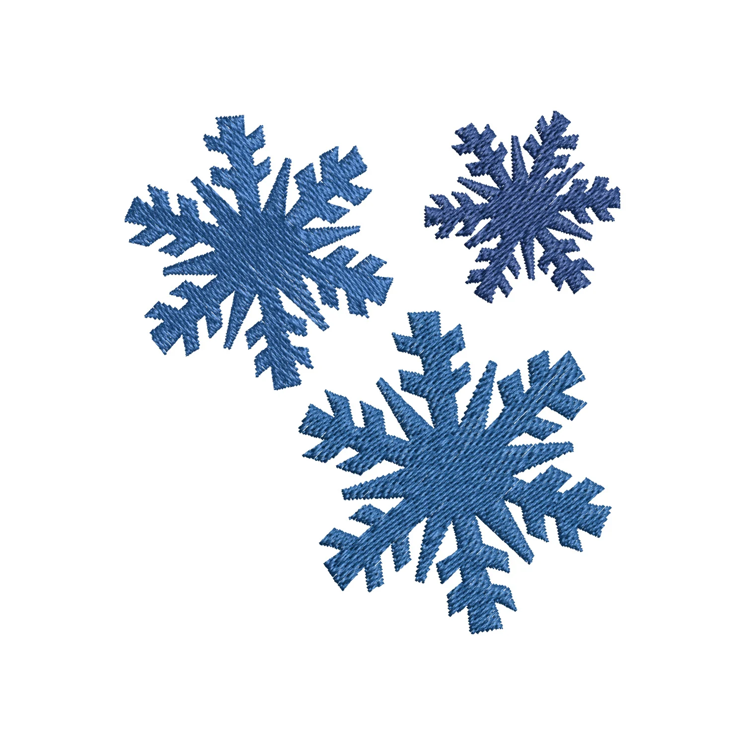 Colorful Snowflake Embroidery Design