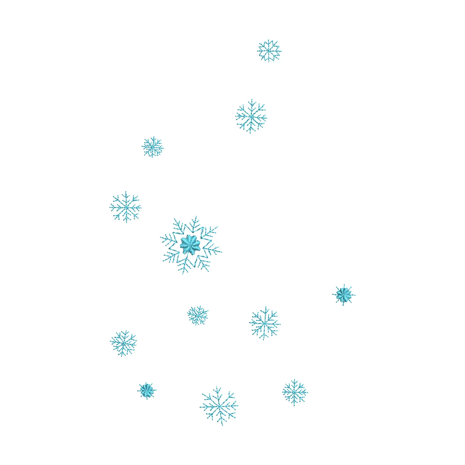 Snowflake Quilt Embroidery Design